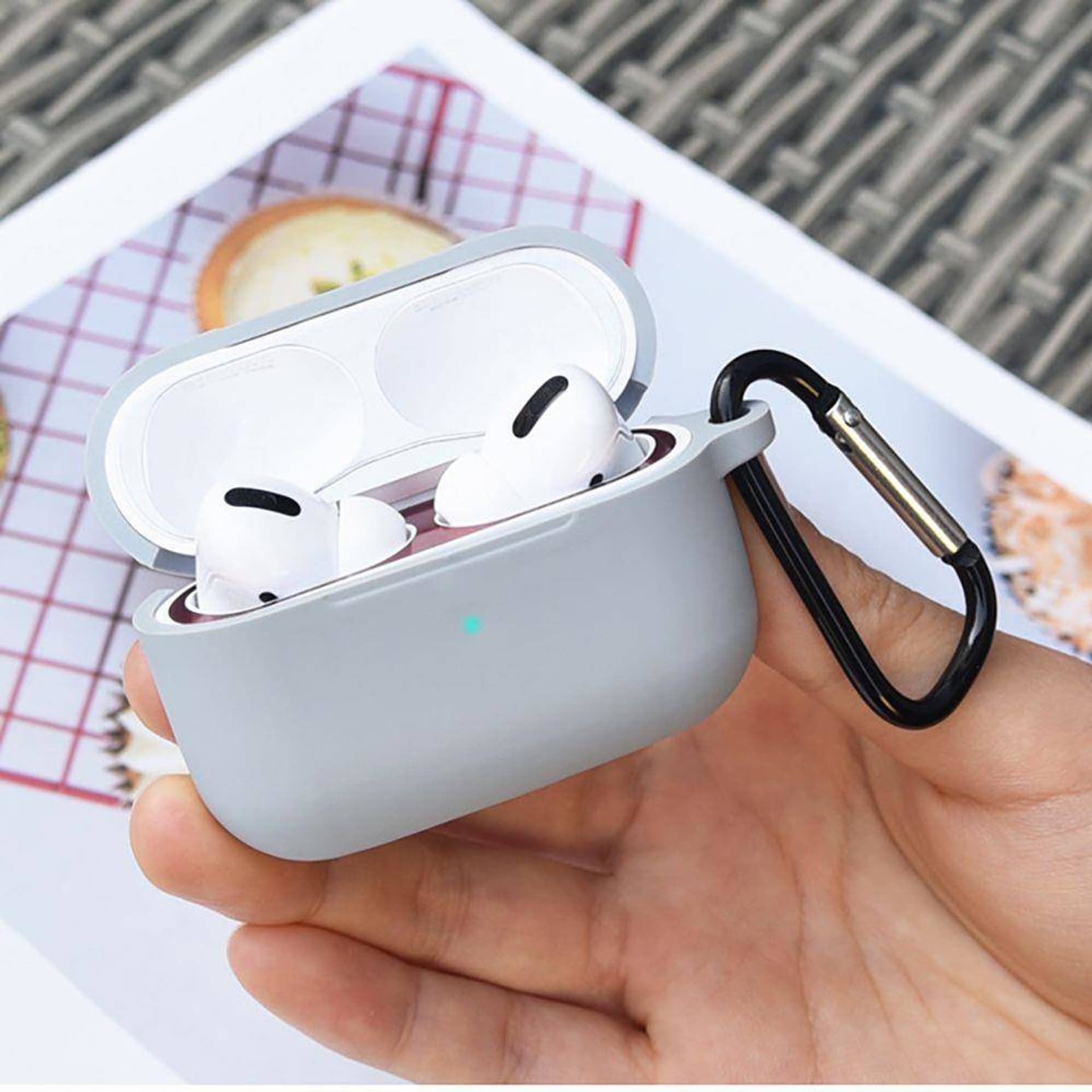 

Etui APPLE AIRPODS PRO Tech-Protect Icon Hook czarne