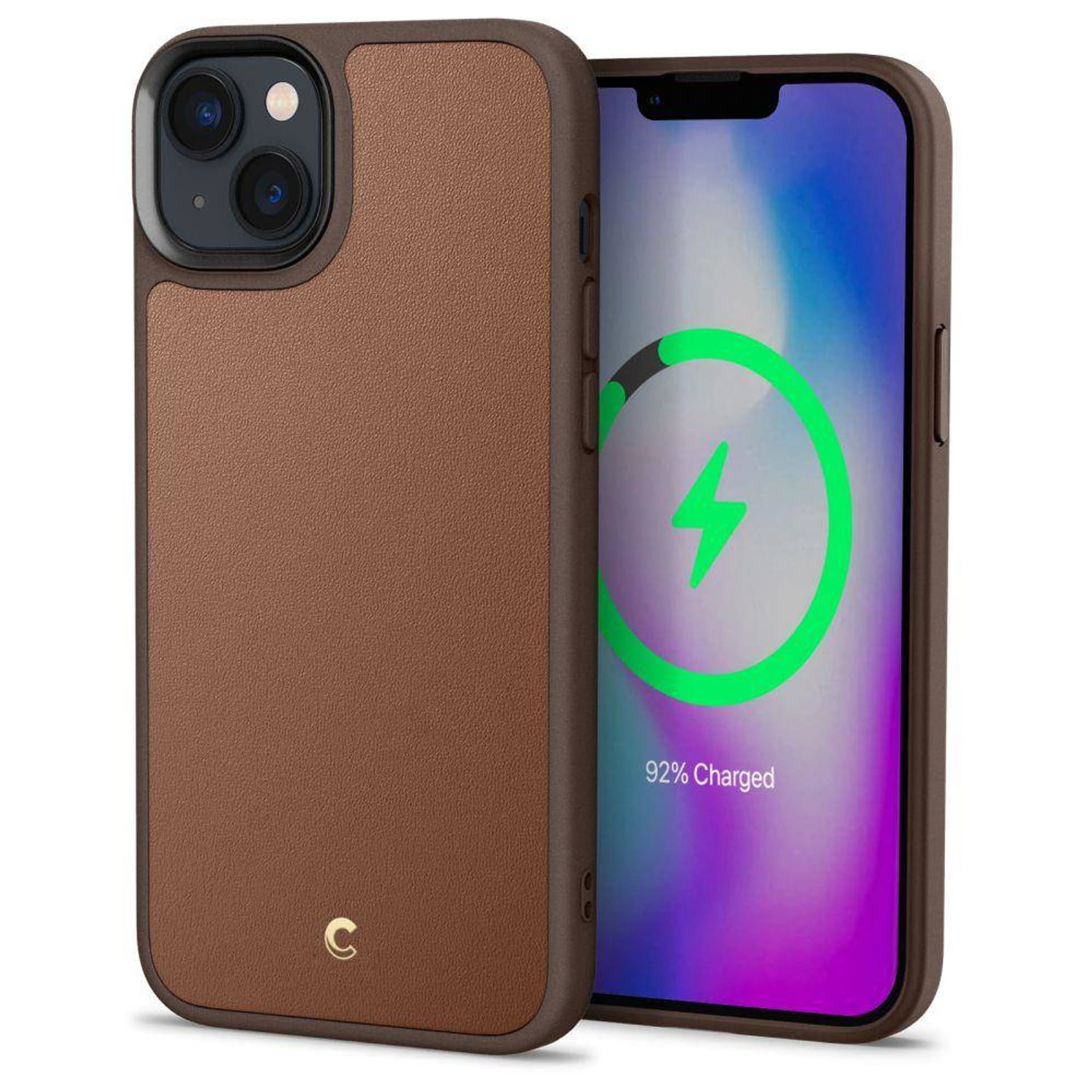 

Spigen Cyrill Kajuk MAG iPhone 14 Plus Magsafe brązowy/saddle brown ACS04947