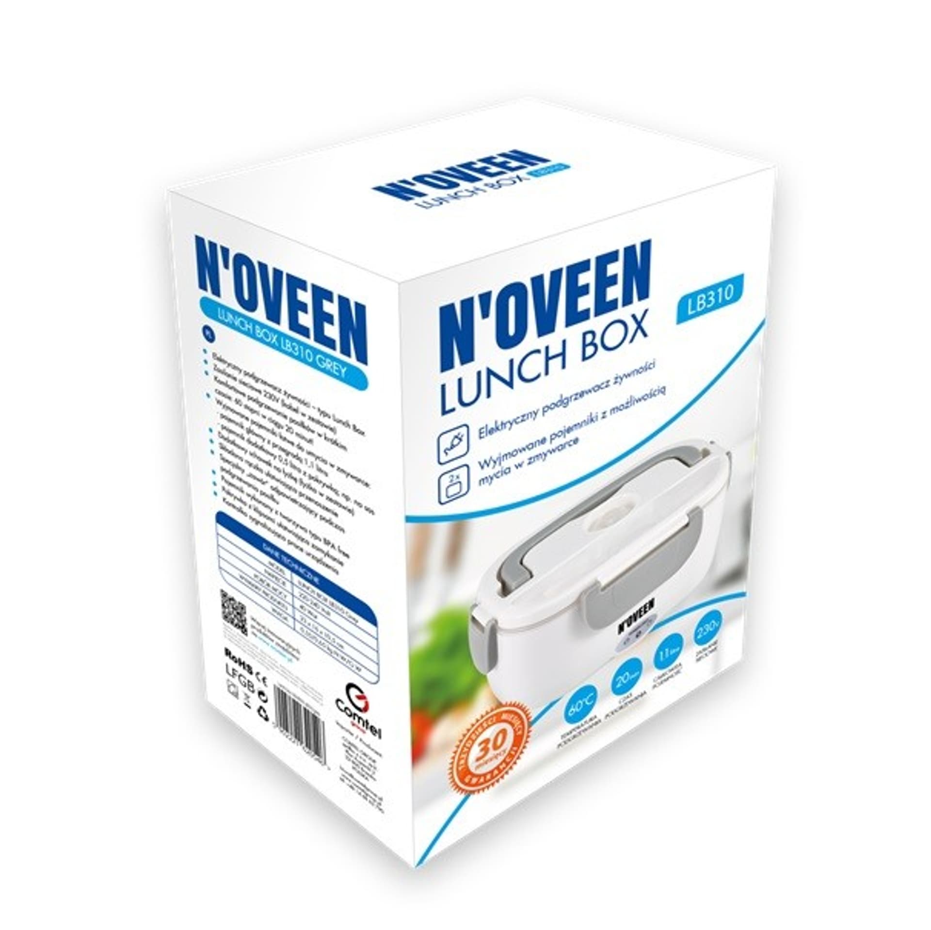 

Podgrzewany pojemnik na żywność Lunch Box LB310 Szary