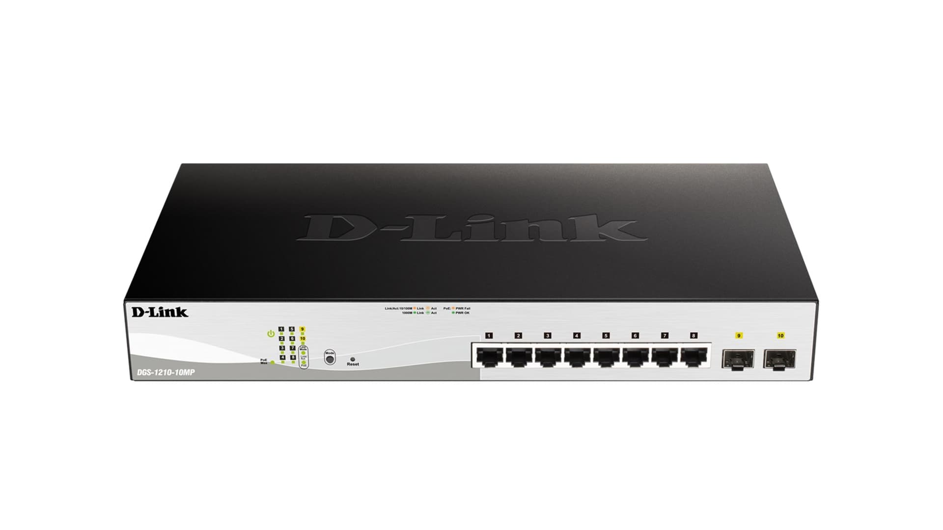 

Switch D-Link DGS-1210-10MP/E (8x 10/100/1000Mbps)