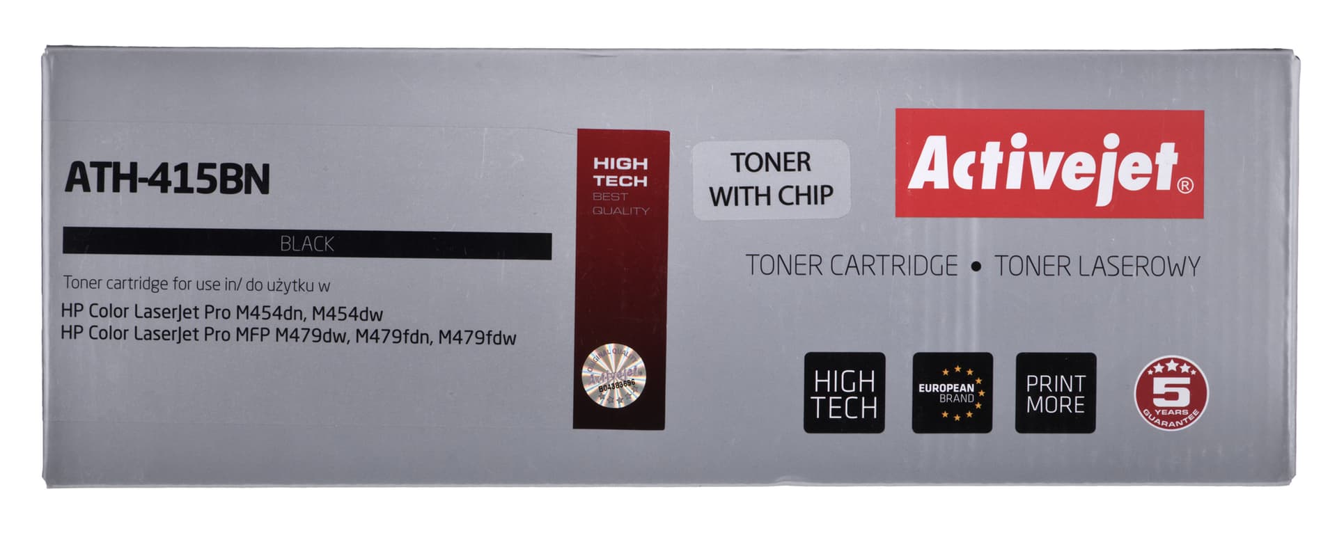 

Toner Activejet ATH-415BN (zamiennik HP 415A W2030A; Supreme; 2400 stron; czarny) z chipem, Zamiennik hp 415a w2030a;supreme;2400 stron;czarny) z chipe