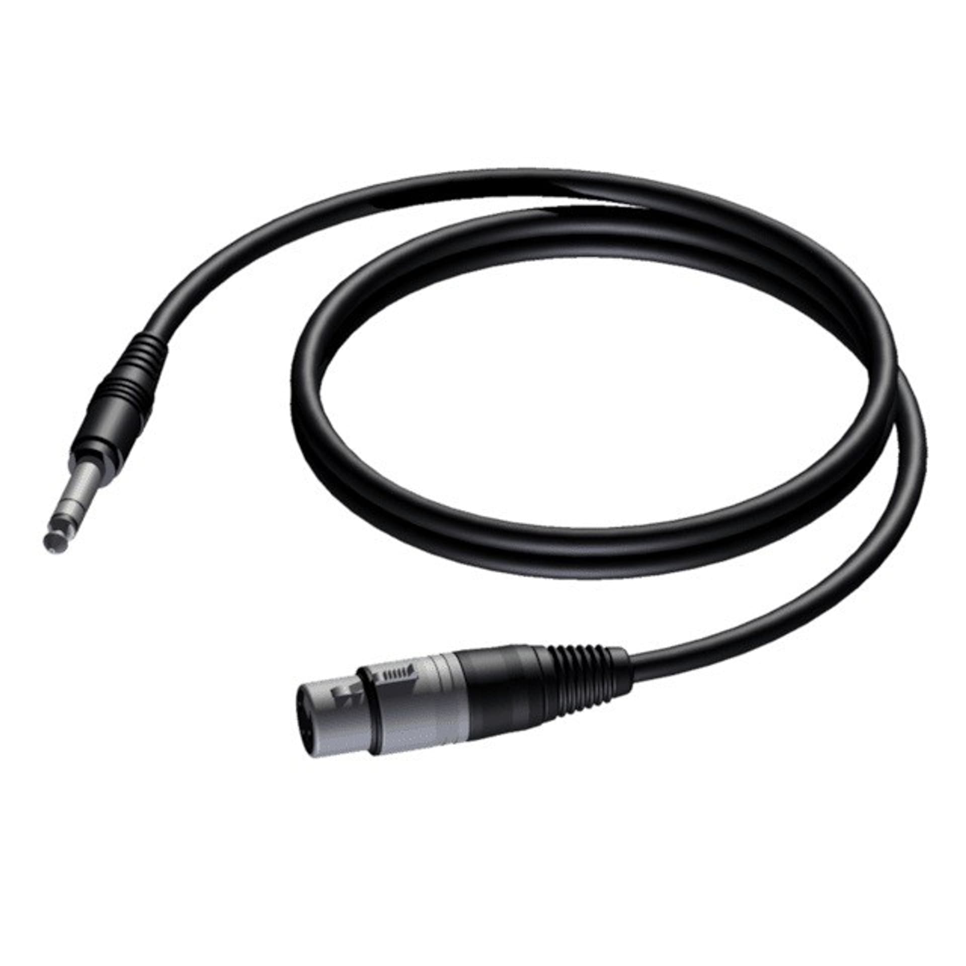 

Kabel XLR żeński - 6.3 mm złącze męskie stereo 1.5m