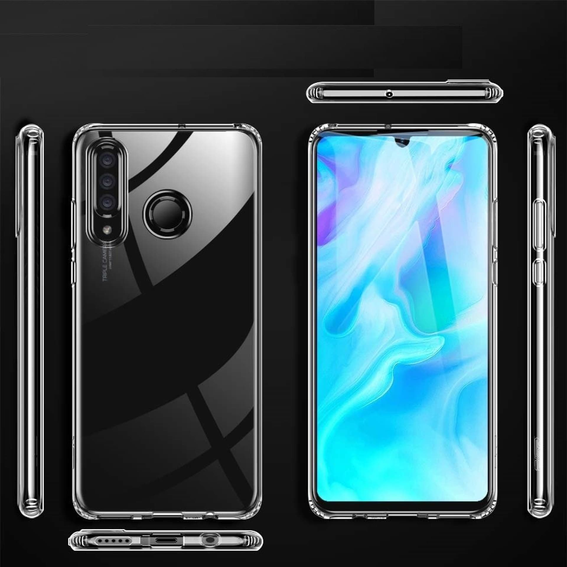 

Etui Jelly Case Mercury HUAWEI P30 LITE transparentne