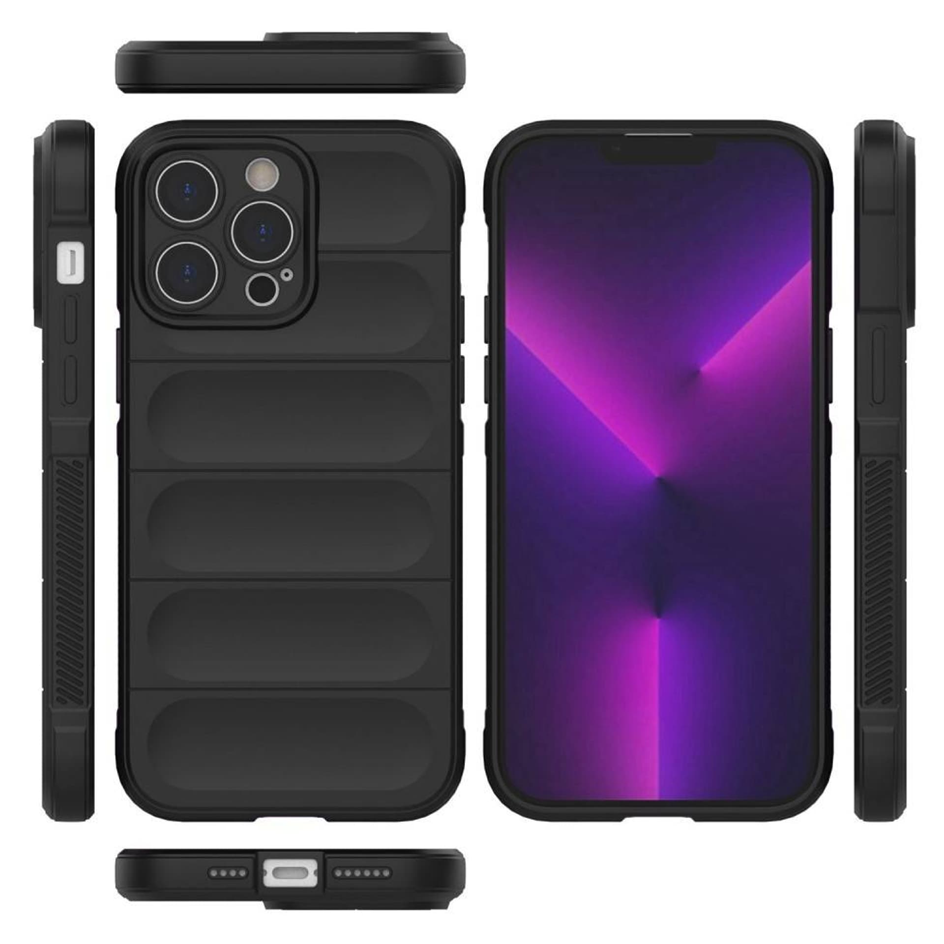 

Etui IPHONE 14 PRO Silky Shield czarne