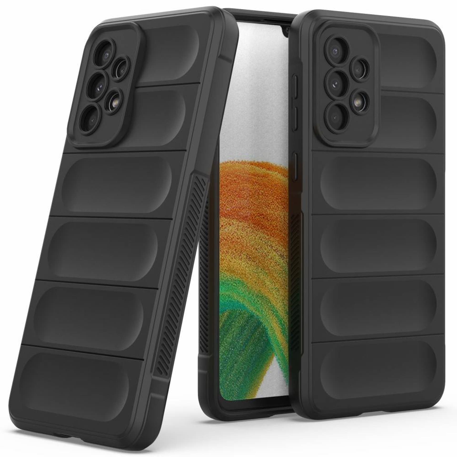 

Etui SAMSUNG GALAXY A53 5G Silky Shield czarne