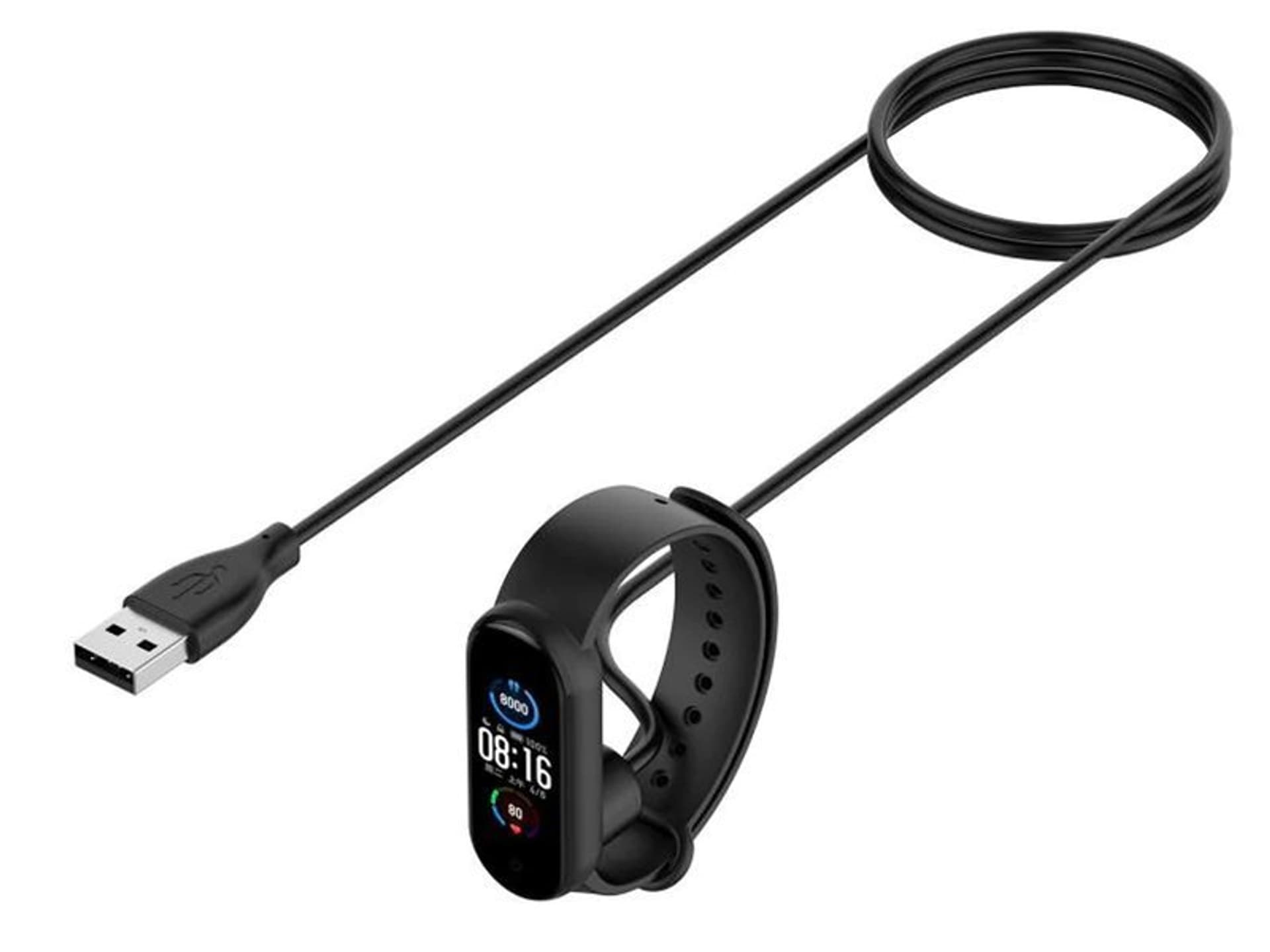 

Ładowarka Alogy kabel USB do Xiaomi Mi Band 5 Global czarny