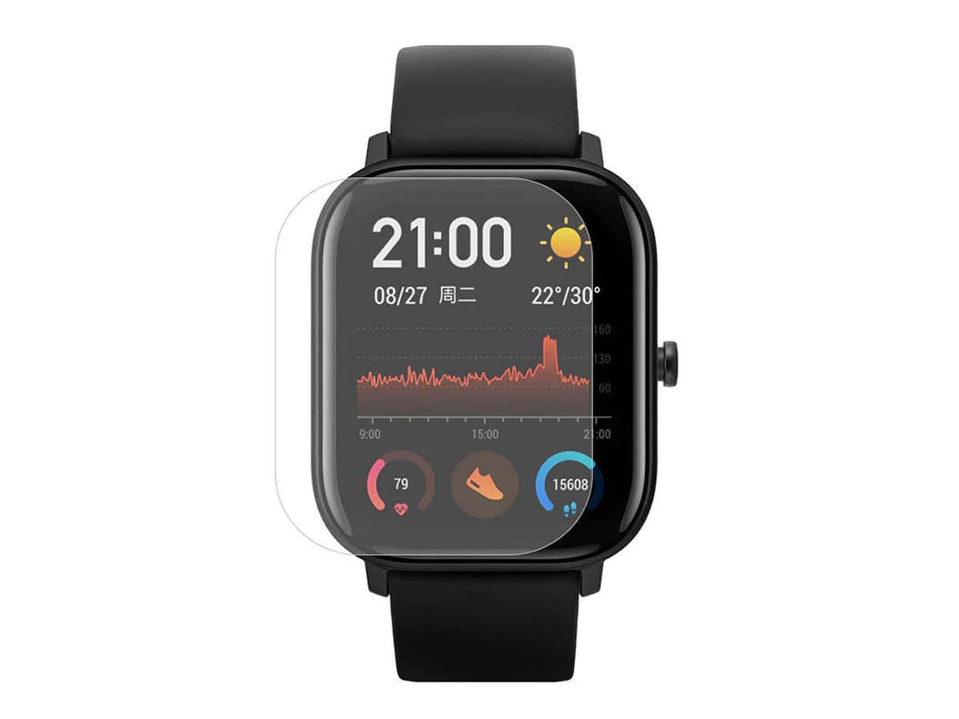 

5x Folia ochronna Alogy na ekran do smartwatcha do AmazFit GTS