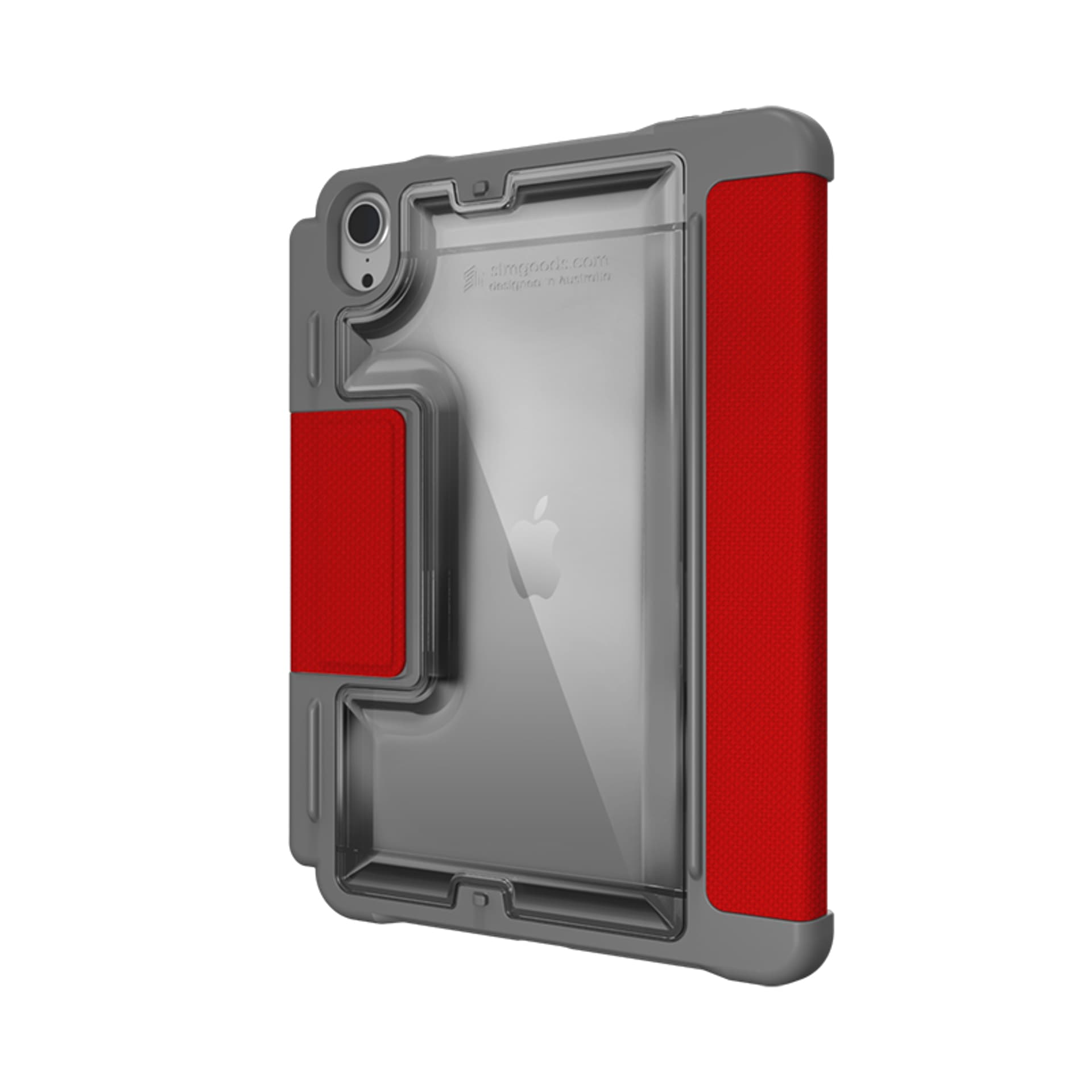 

STM Dux Plus - Etui pancerne iPad mini 6 (2021) MIL-STD-810G z funkcją ładowania Apple Pencil (Red)