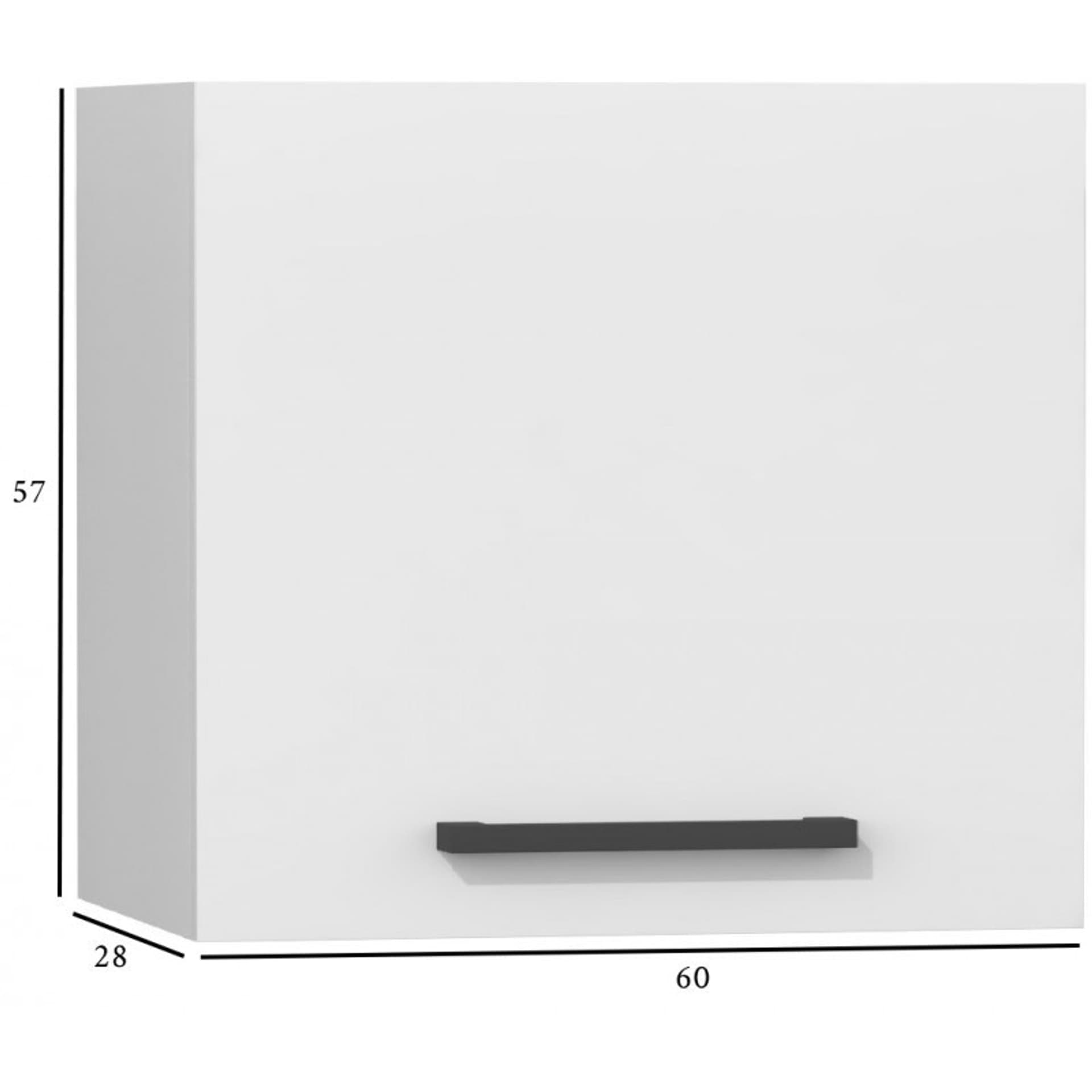 

SZAFKA KUCHENNA WISZĄCA DO ZESTAWU 60CM BIEL