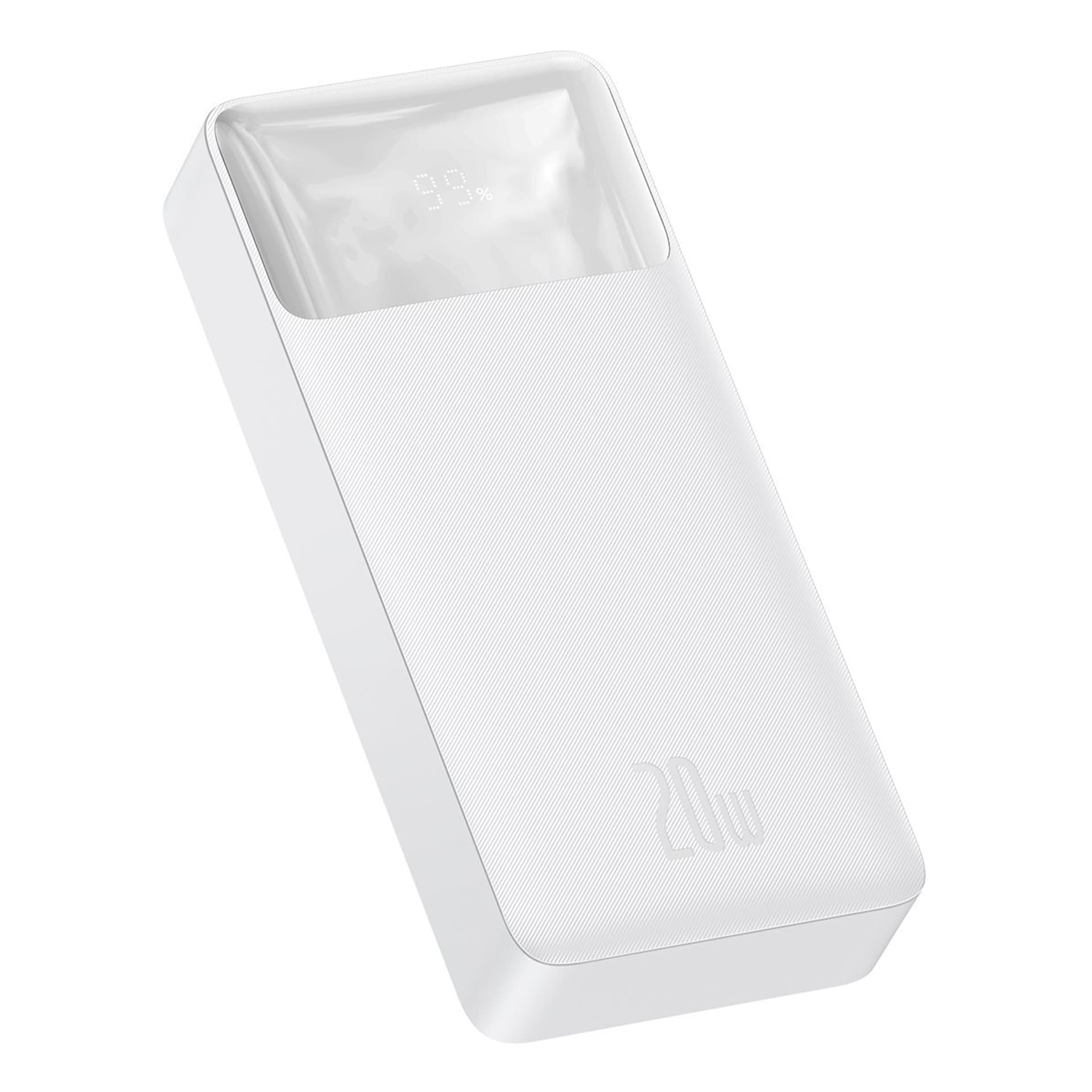 

Powerbank Baseus Bipow 20000mAh, 2xUSB, USB-C, 20W (biały)