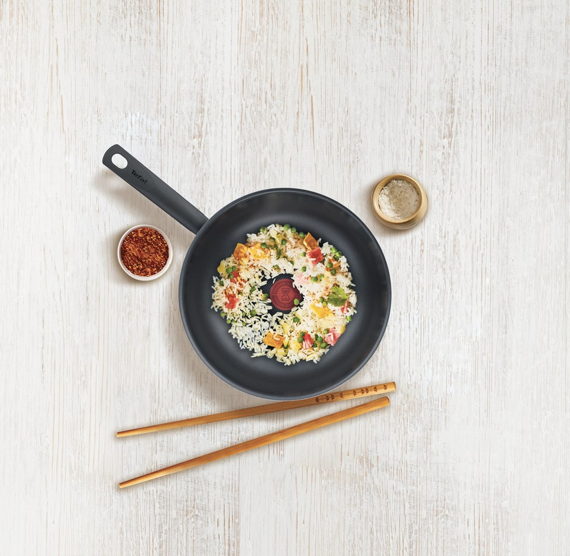 

Patelnia wok TEFAL Family Day 28 cm B56619