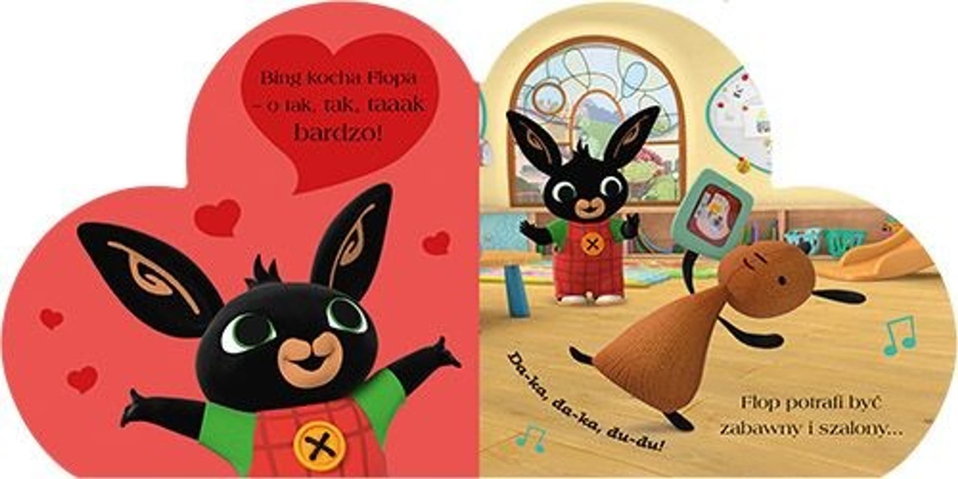 

Książeczka kartonowa Bing kocha Flopa