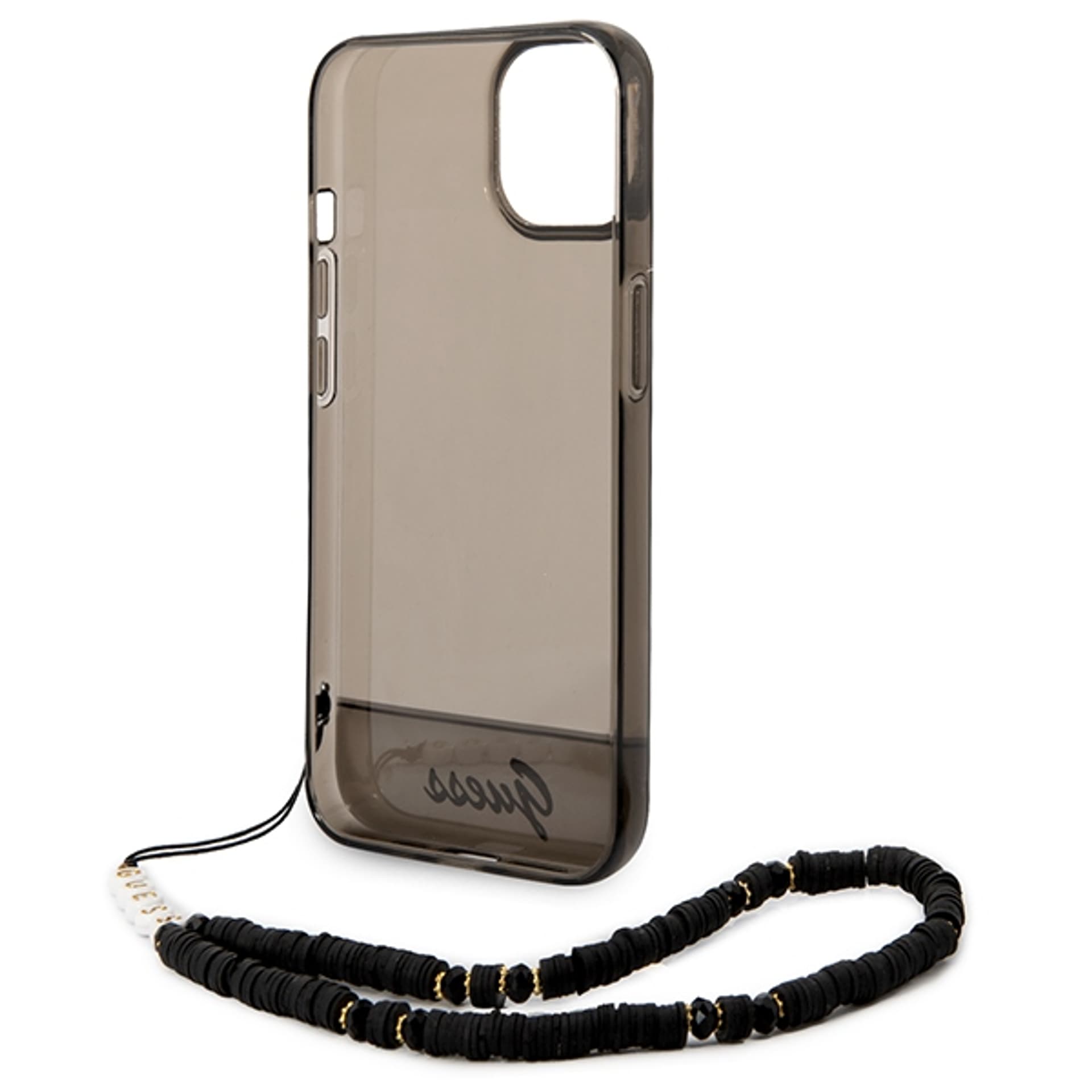 

Guess GUHCP14MHGCOHK iPhone 14 Plus 6,7" czarny/black hardcase Translucent Pearl Strap