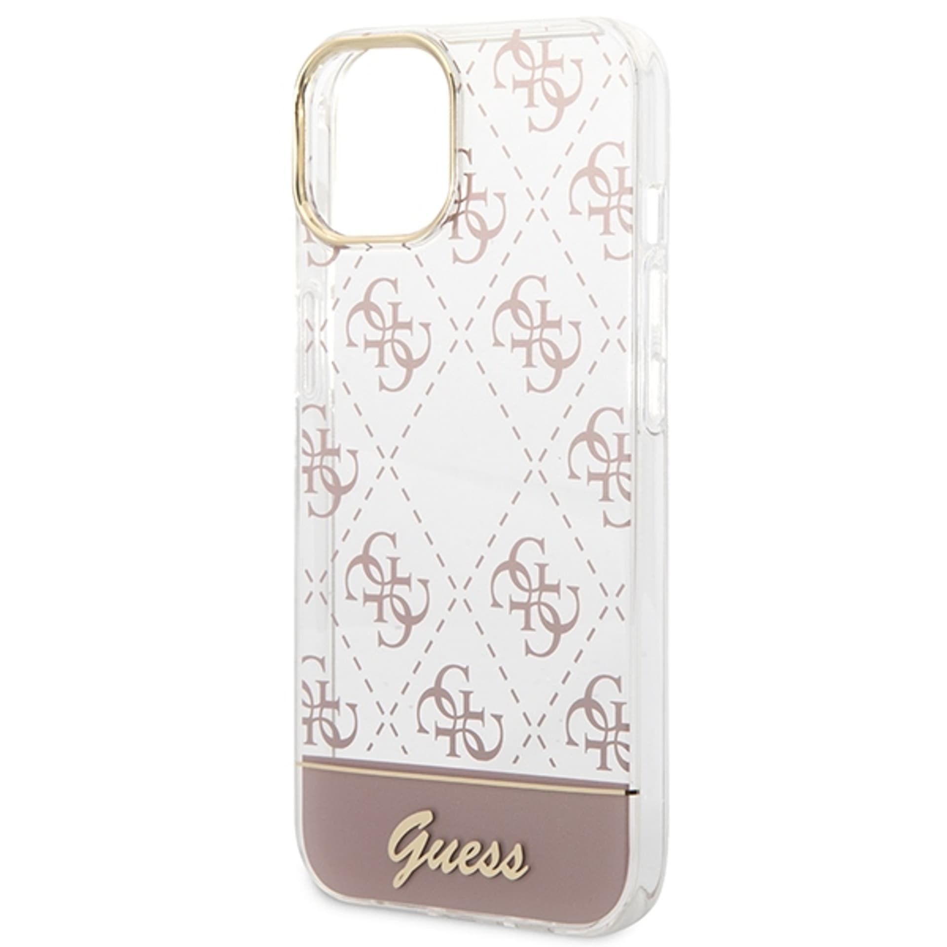 

Guess GUHCP14SHG4MHP iPhone 14 6,1" różowy/pink hardcase 4G Pattern Script
