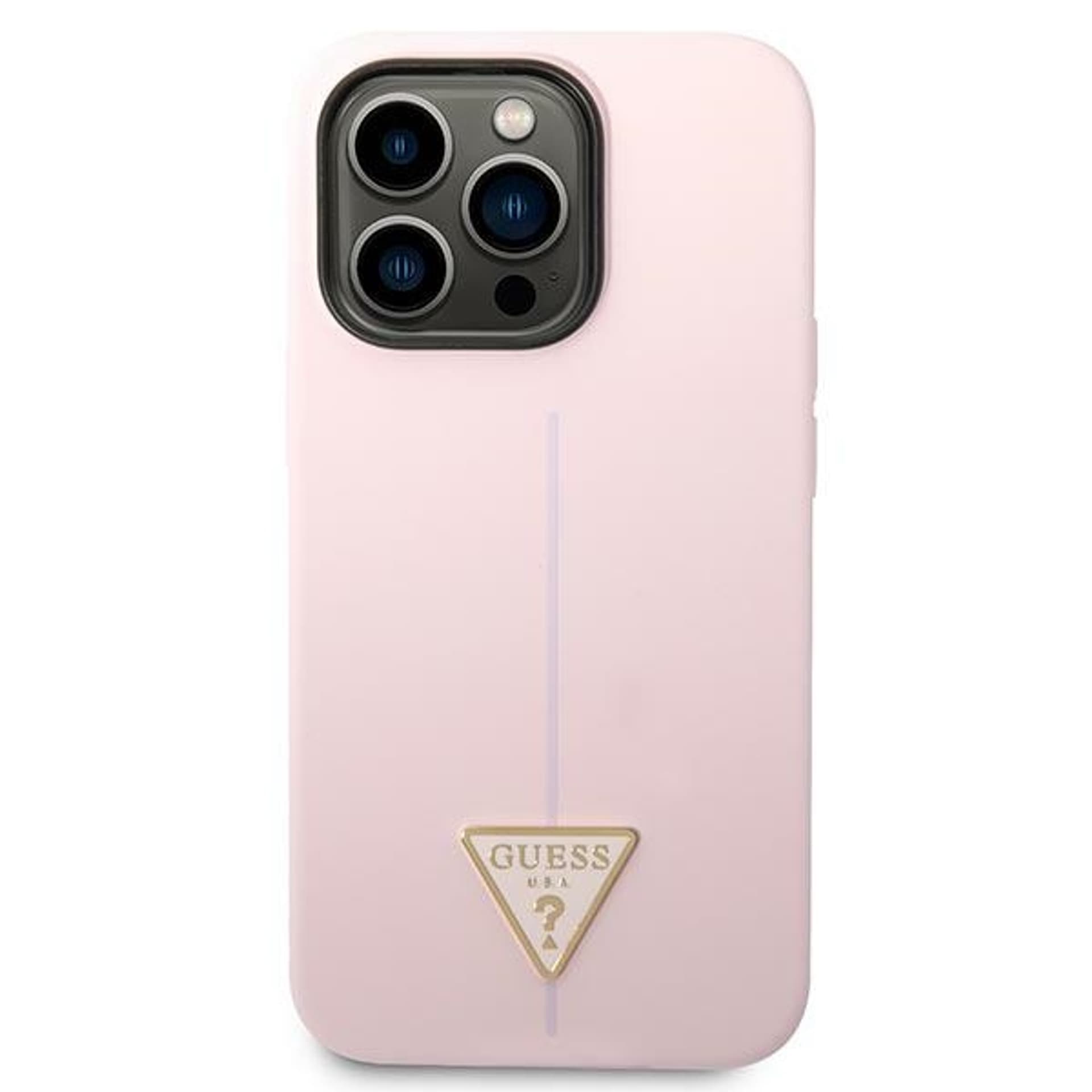 

Guess GUHCP14XSLTGU iPhone 14 Pro Max 6,7" fioletowy/purple hardcase Silicone Triangle