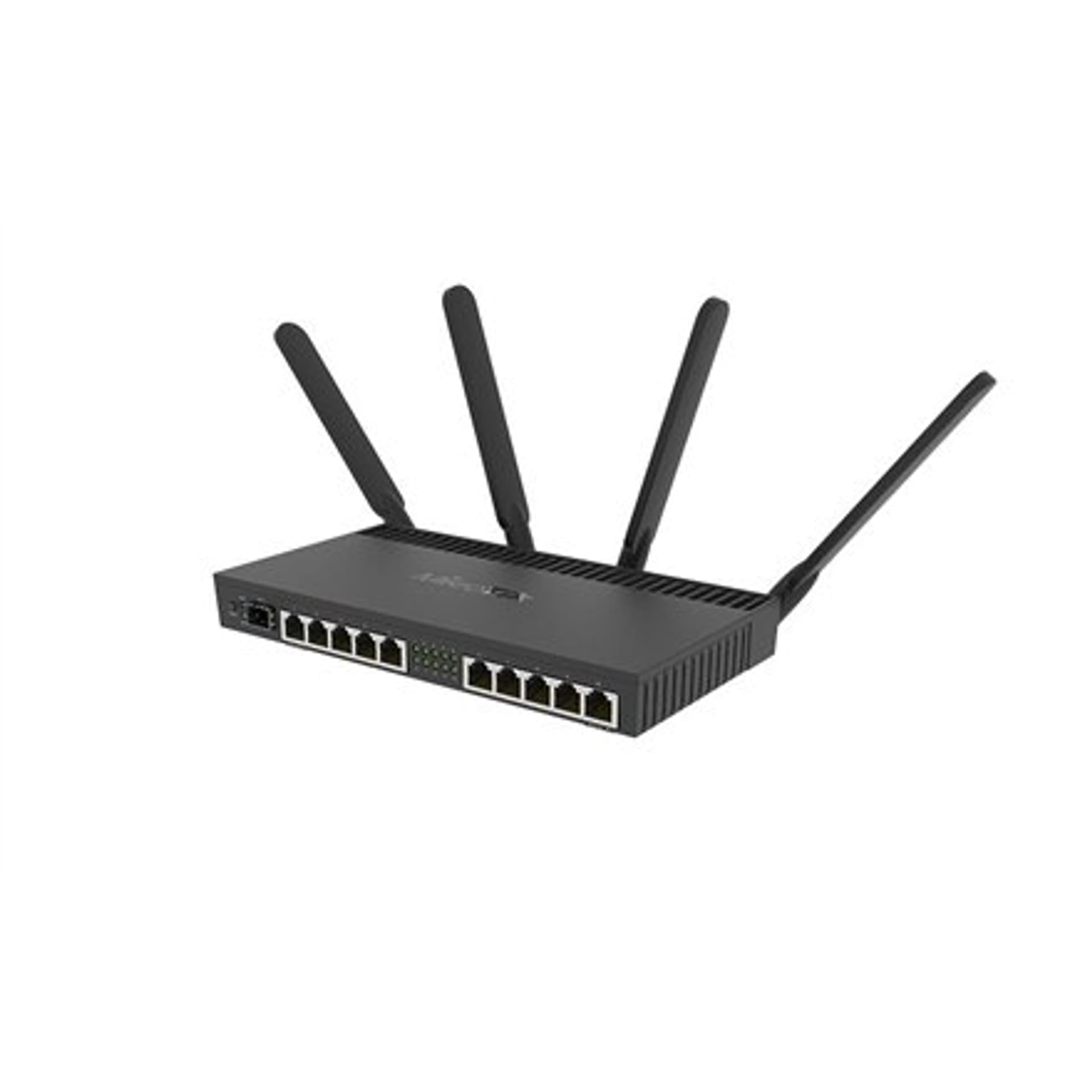 

MikroTik RB4011iGS+5HacQ2HnD-IN 802.11ac, 10/100/1000 Mbit/s, Ethernet LAN (RJ-45) ports 10, Mesh Support No, MU-MiMO Yes, No mo, Rj-45) ports 10/mesh support no/mu-mimo yes/no m