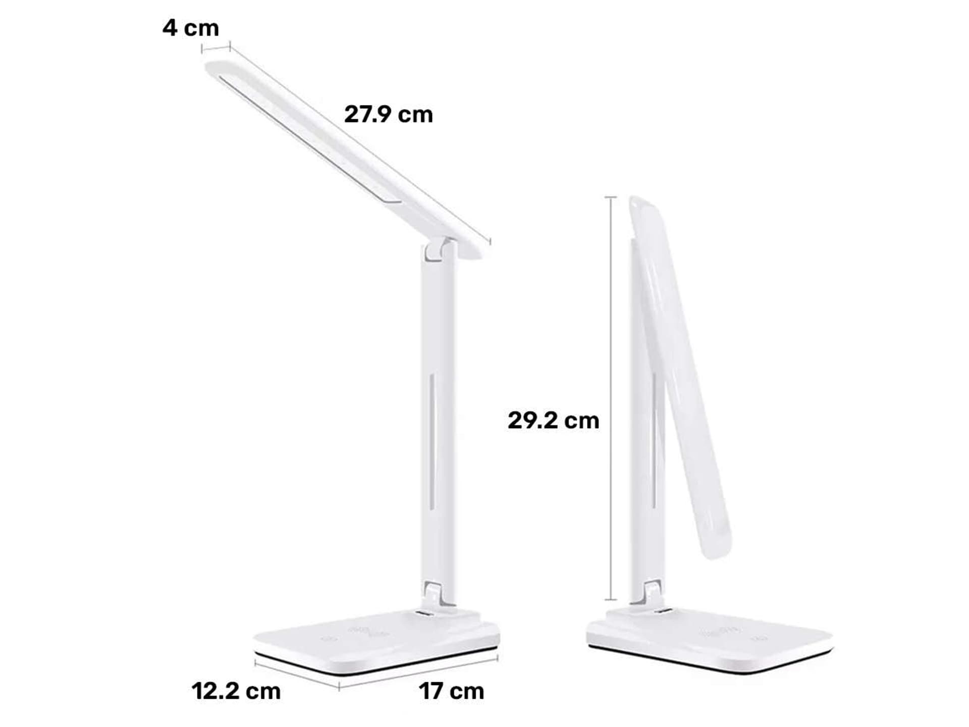 

Lampa biurkowa LED Alogy z ładowarką indukcyjną Qi 10W Biała