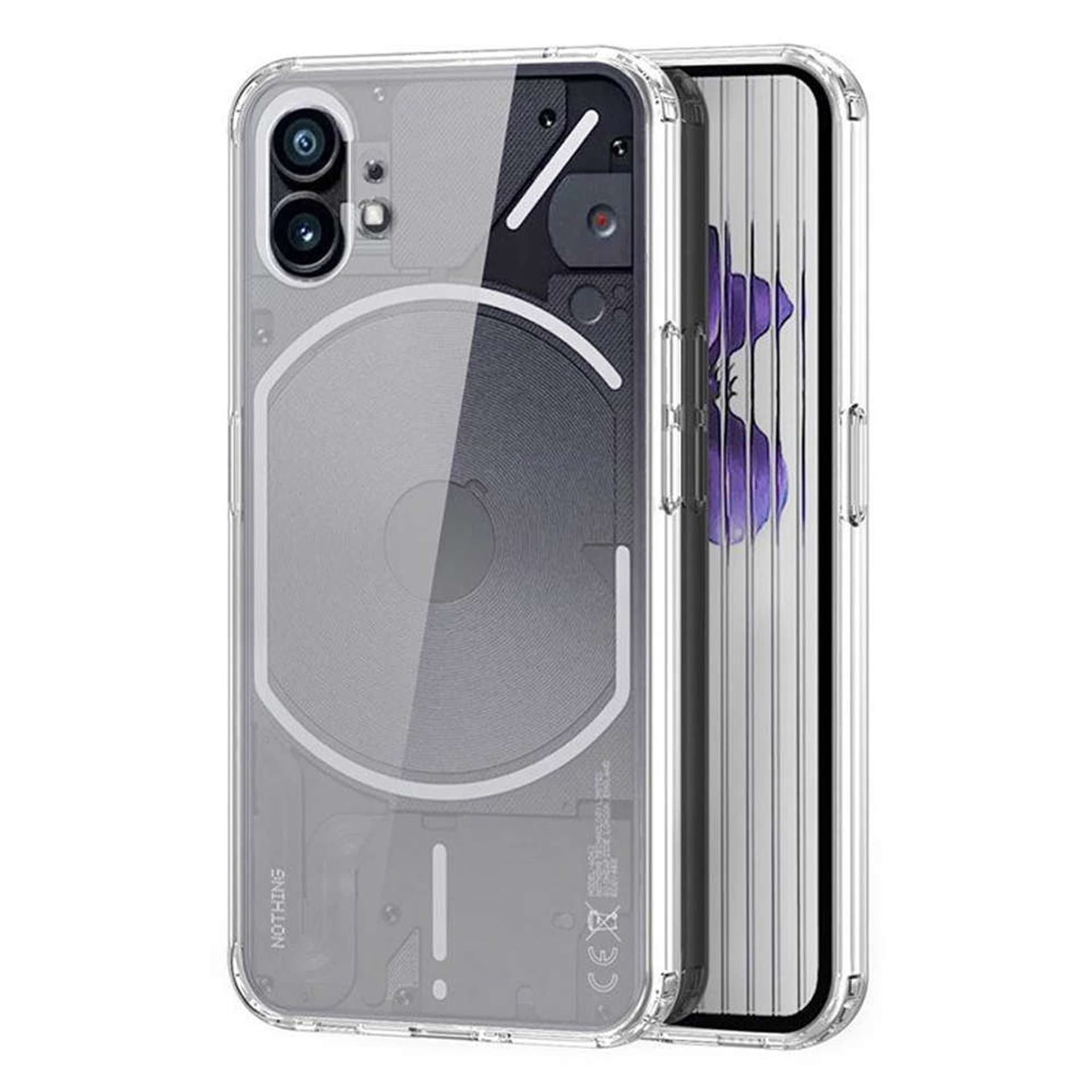

Etui ochronne obudowa Alogy Hybrid Case do Nothing Phone 1 Przezroczyste