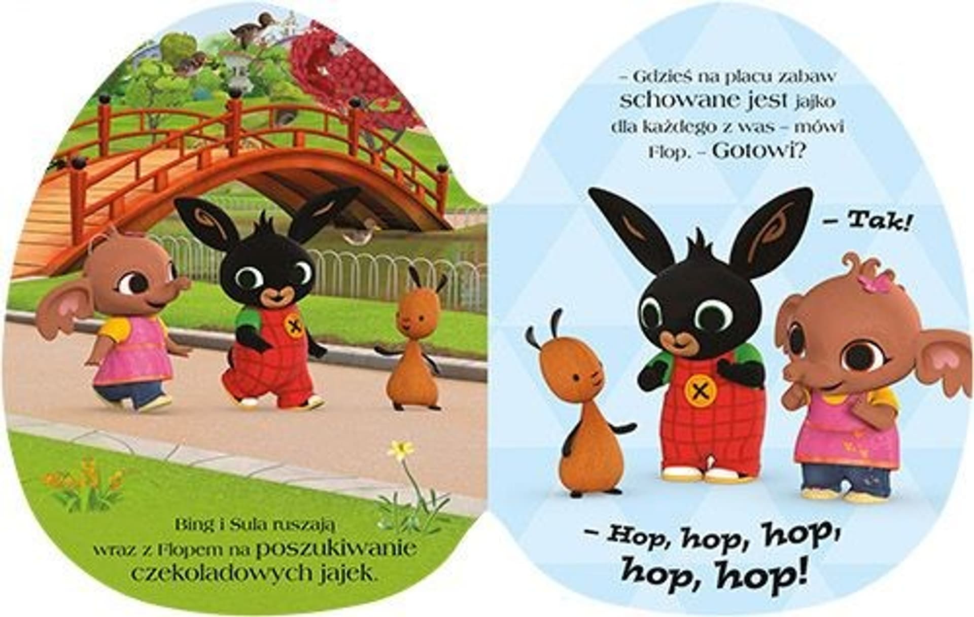 

Książeczka kartonowa Czekoladowe jajka Bing