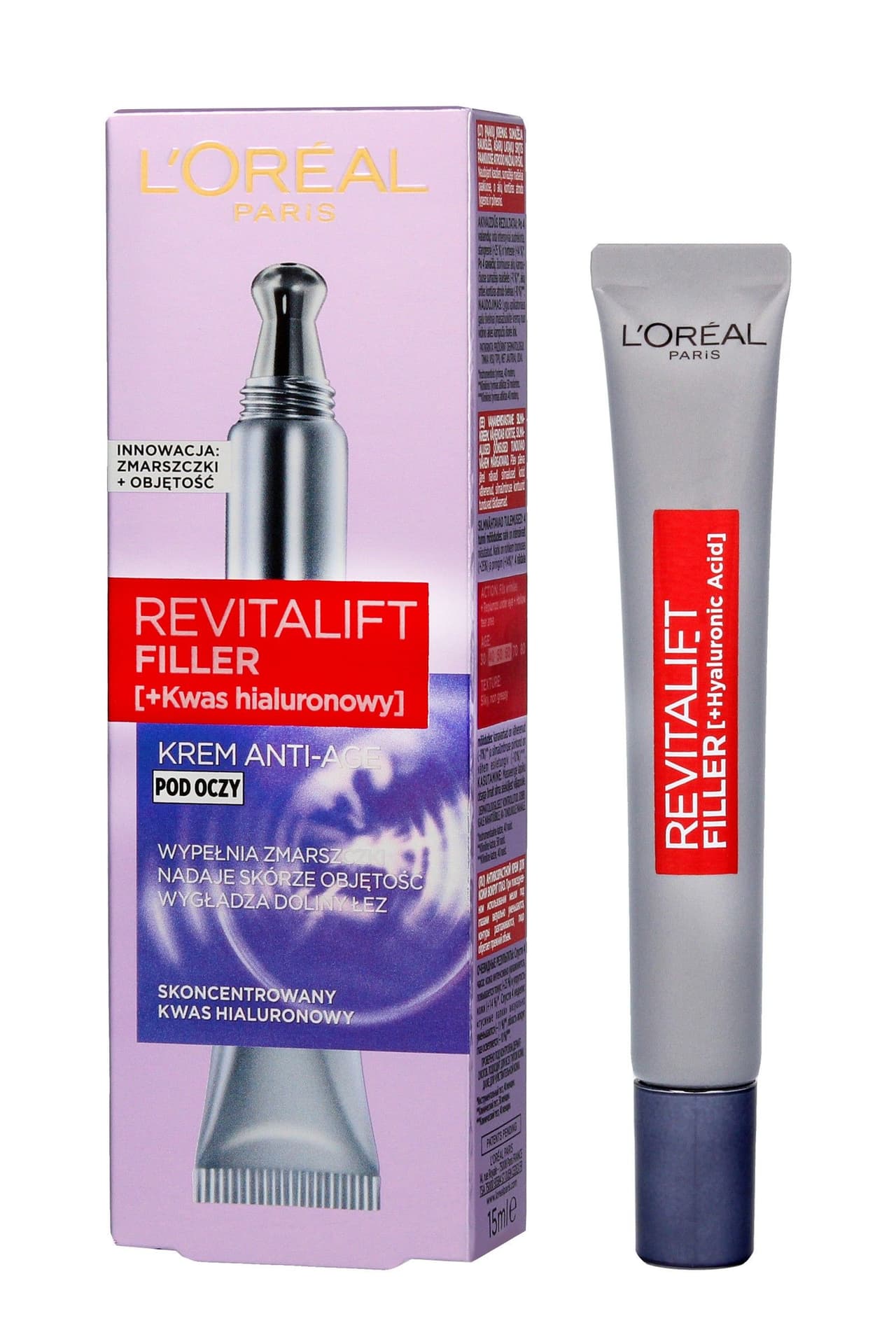 

Loreal REVITALIFT FILLER [HA] Krem pod oczy 15ml