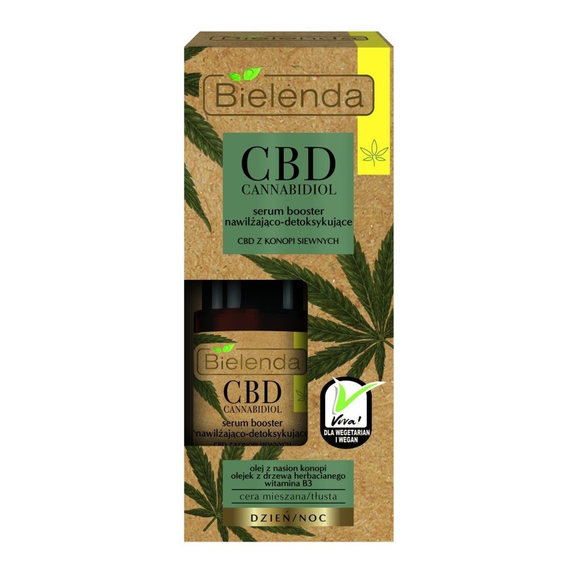 

Bielenda CBD Cannabidiol Serum-Booster do twarzy nawilżająco-detoksykujące 15ml