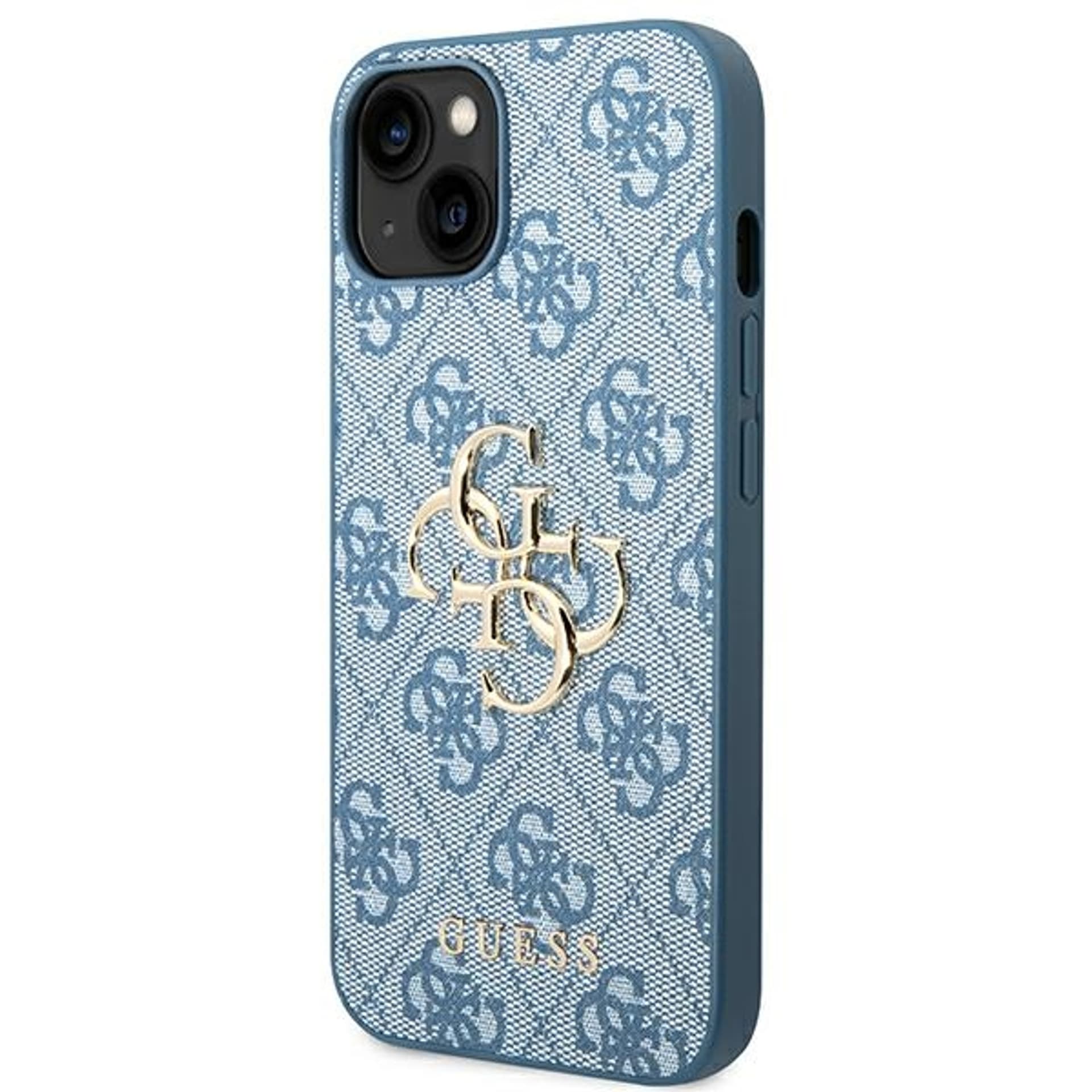 

Guess 4G Big Metal Logo - Etui iPhone 14 Plus (niebieski)