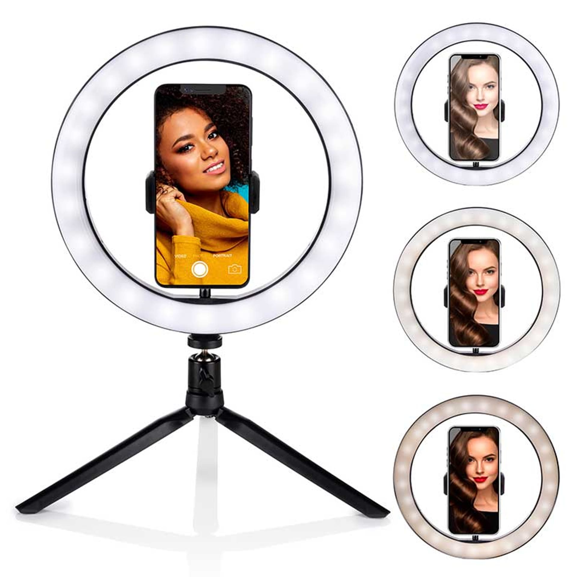 

Grundig - Lampa pierścieniowa do zdjęć, selfie, makijażu