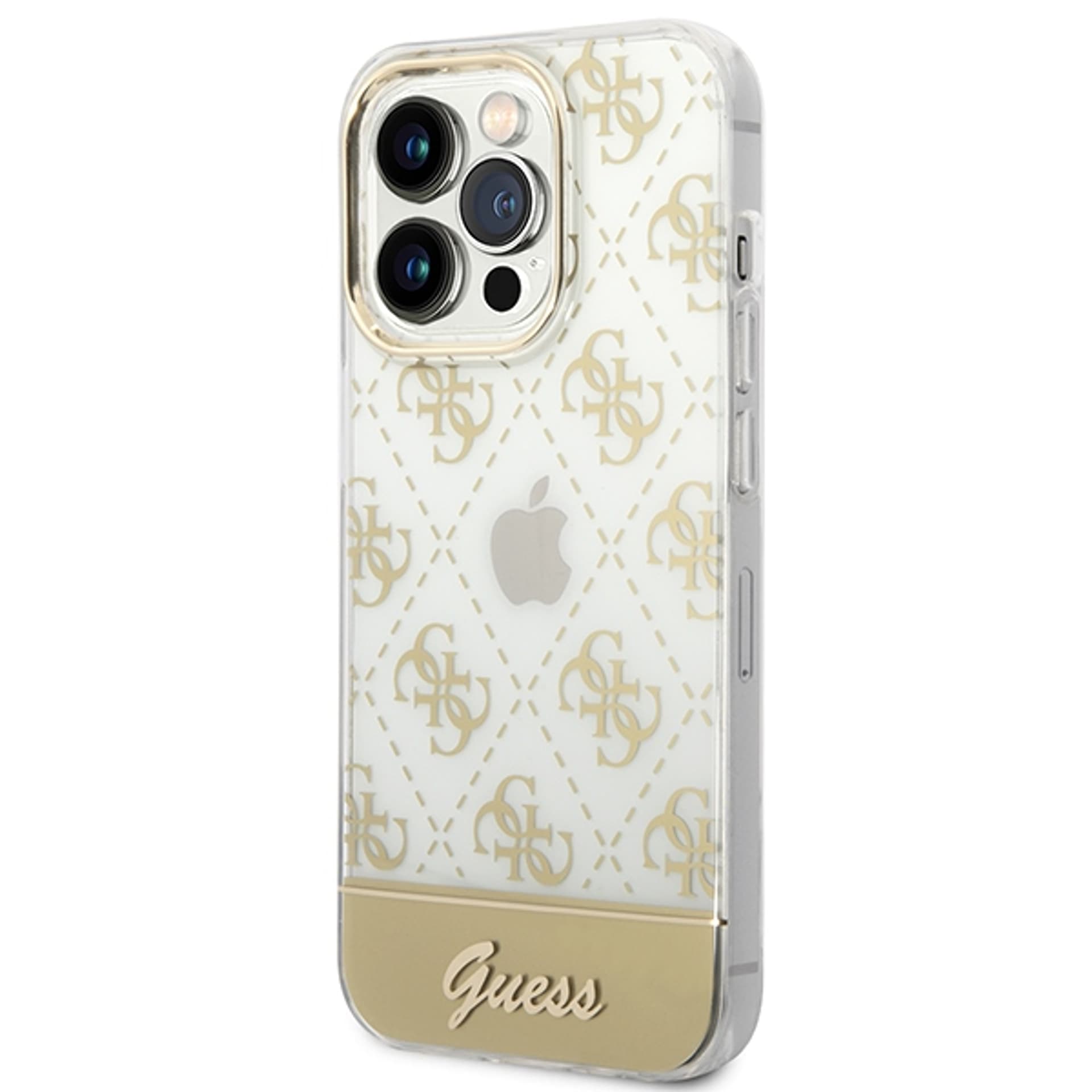 

Guess GUHCP14LHG4MHG iPhone 14 Pro 6,1" złoty/gold hardcase 4G Pattern Script