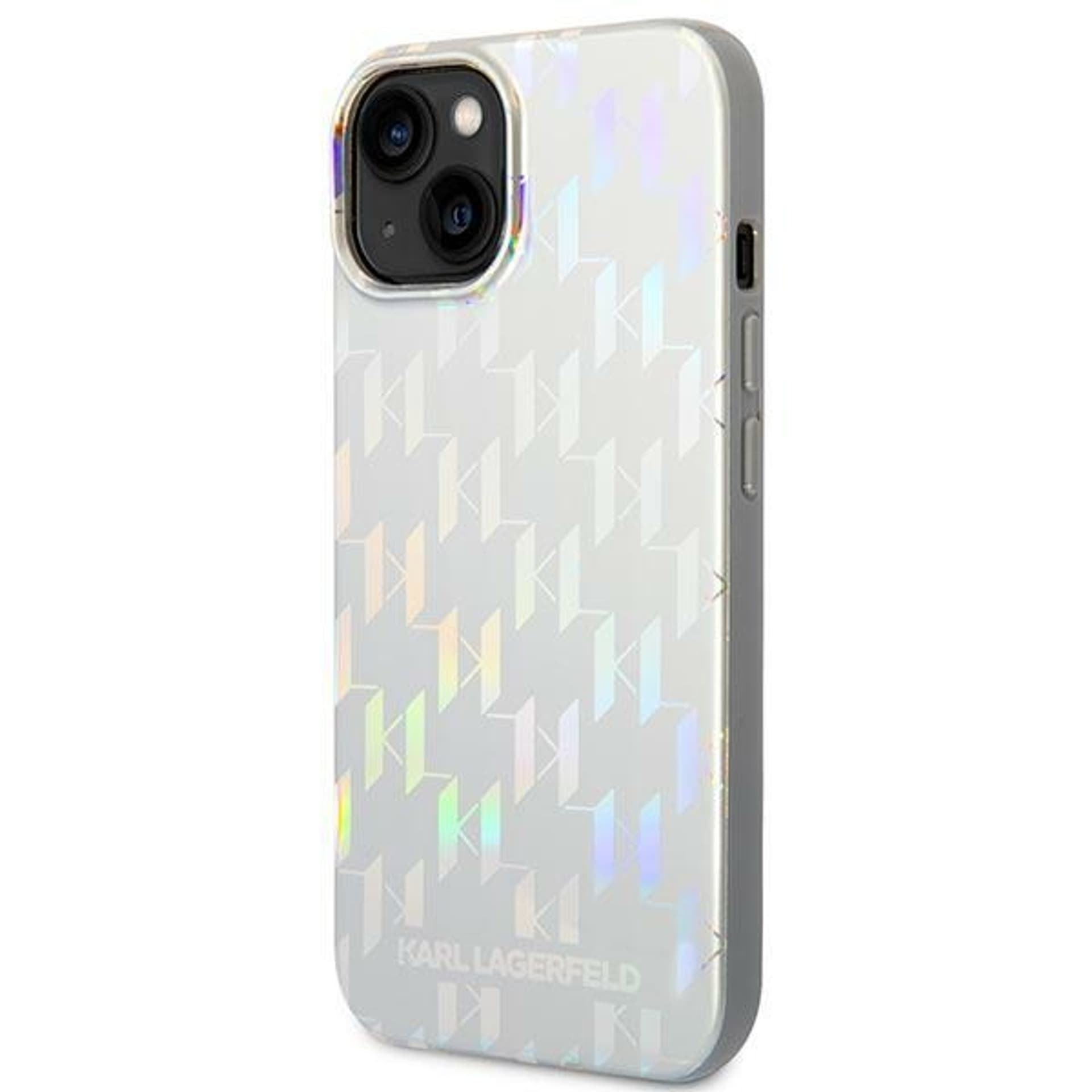 

Karl Lagerfeld KLHCP14SLGMMSV3 iPhone 14 6,1" hardcase srebrny/silver Monogram Iridescent