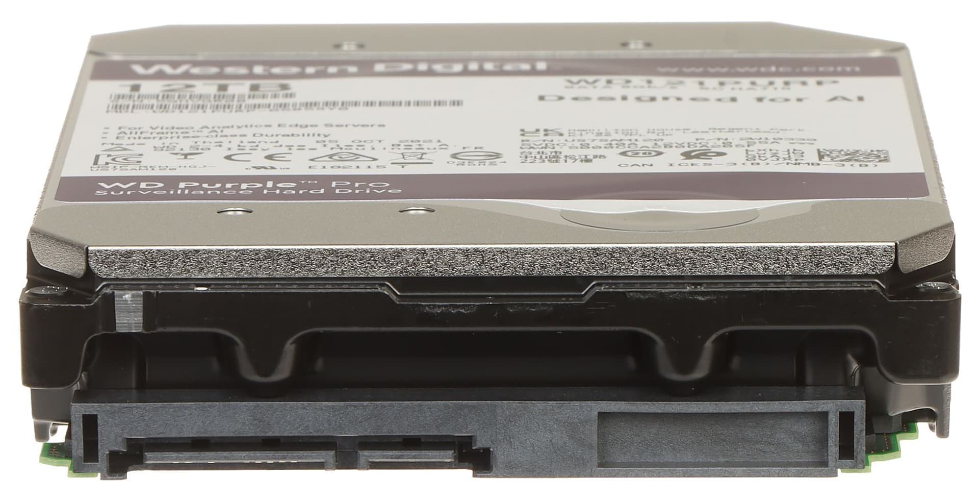 

DYSK DO REJESTRATORA HDD-WD121PURP 12TB 24/7 WESTERN DIGITAL