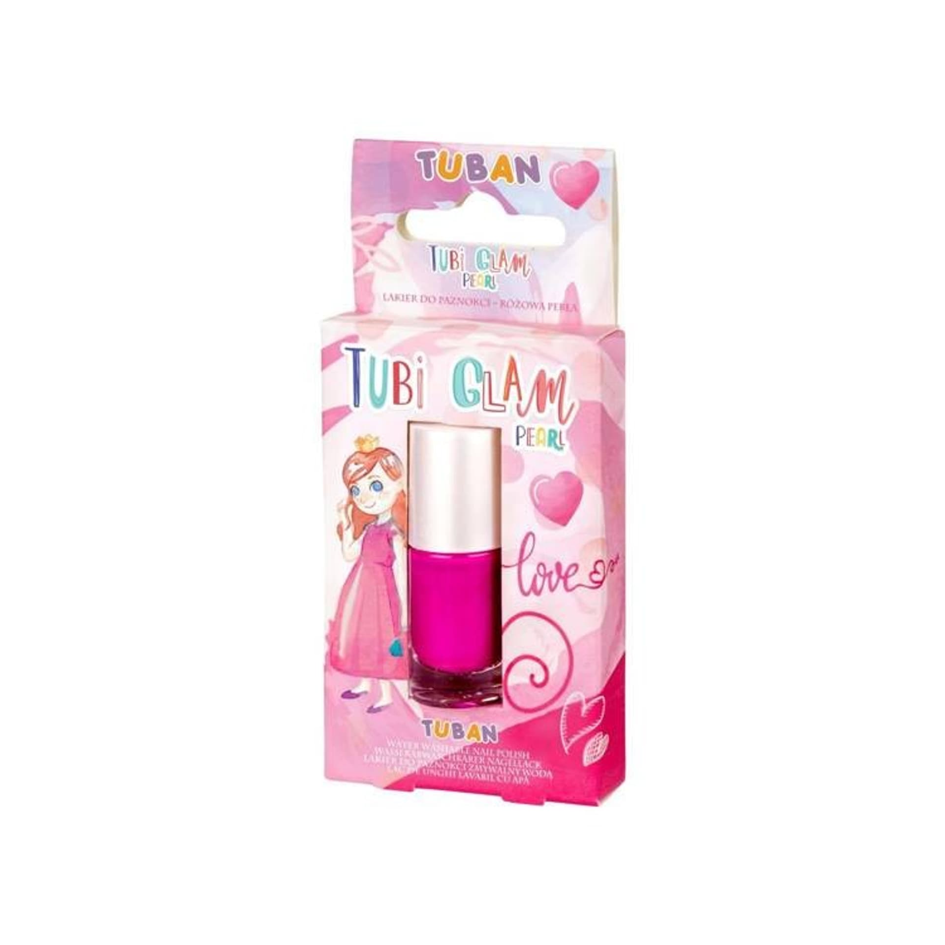 

Lakier Tubi Glam - różowy perłowy