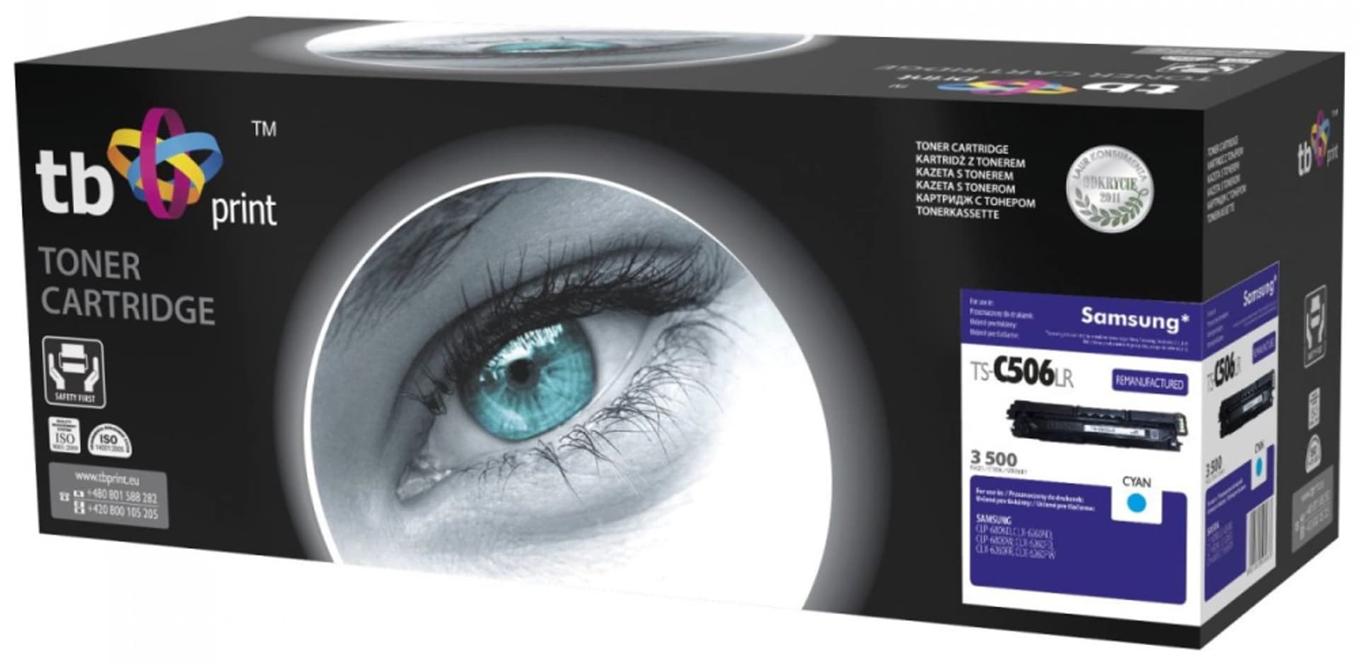 

Toner do Samsung CLT506 TS-C506LR CY ref.