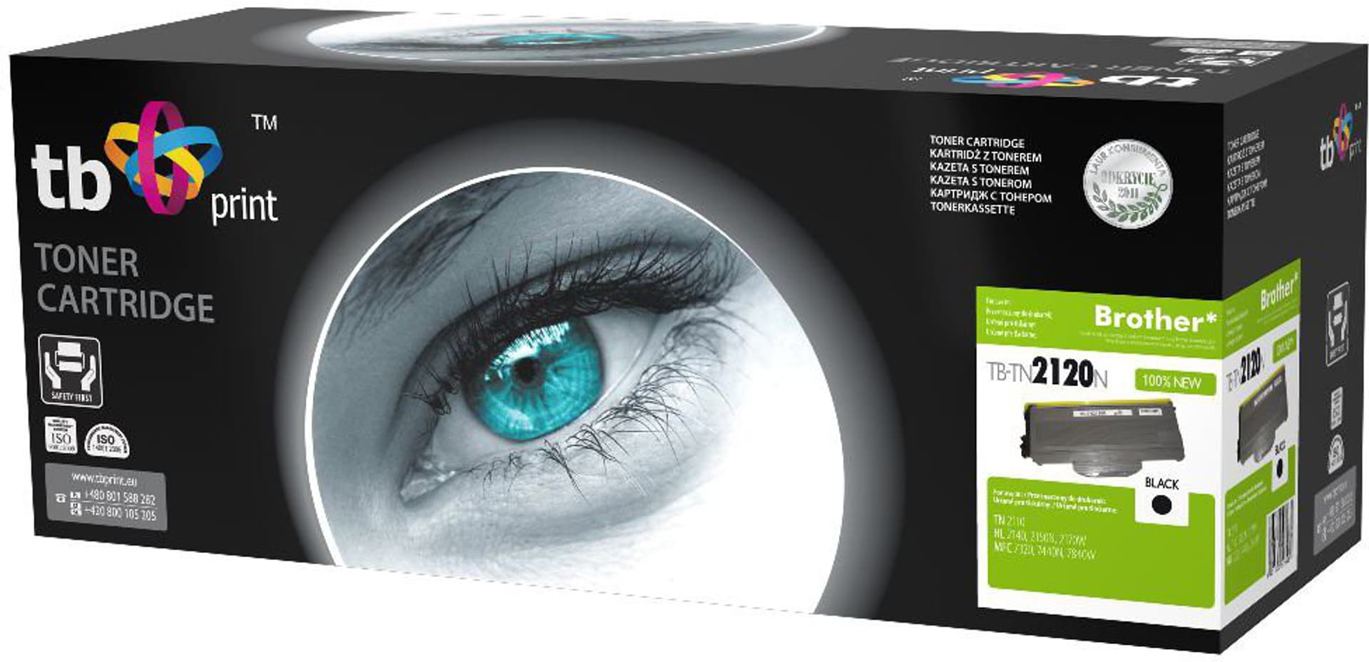 

Toner do Brother TN2120 TB-TN2120N BK 100% nowy