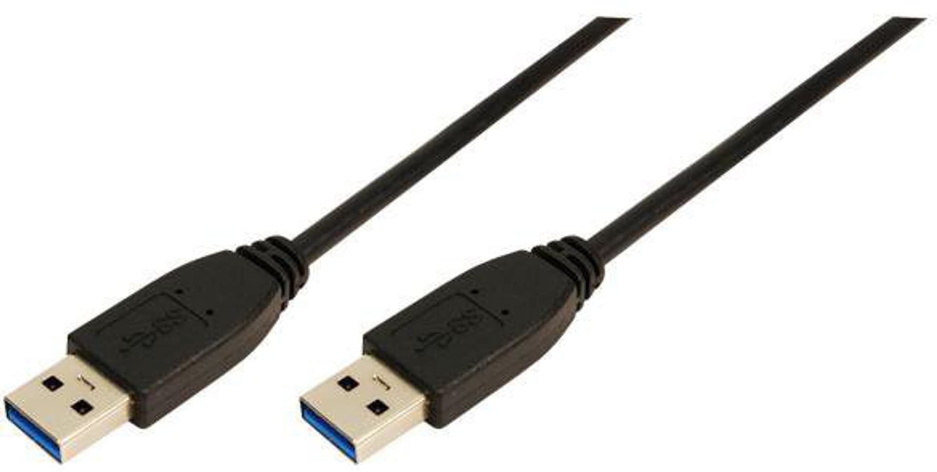

Logilink CU0038 USB cable, USB 3.0 (Type A) male, USB 3.0 (Type A) male, , Black, Type a) male/blac