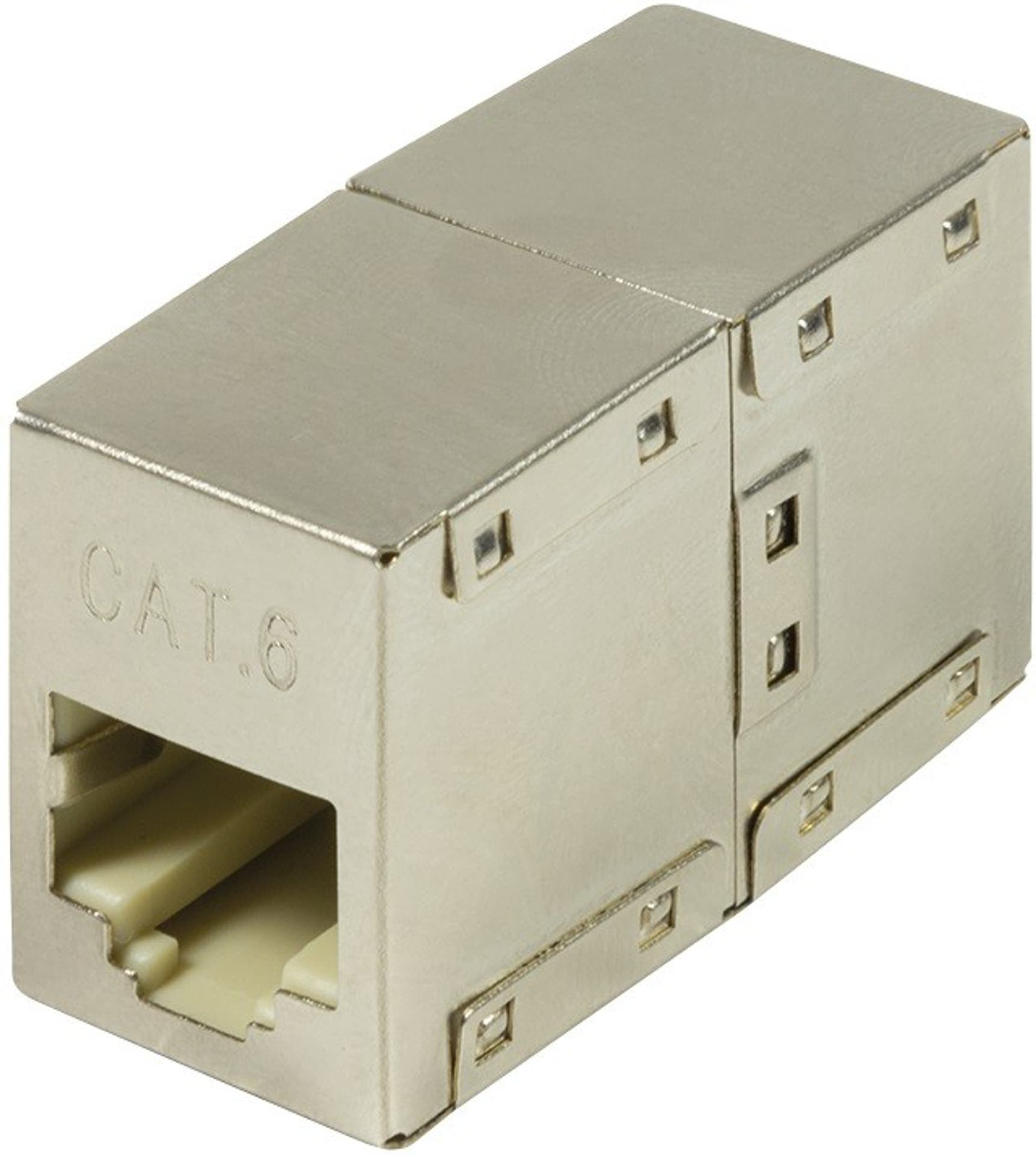 

Złączka RJ45-RJ45 kat.6 STP, ekranowana, metal