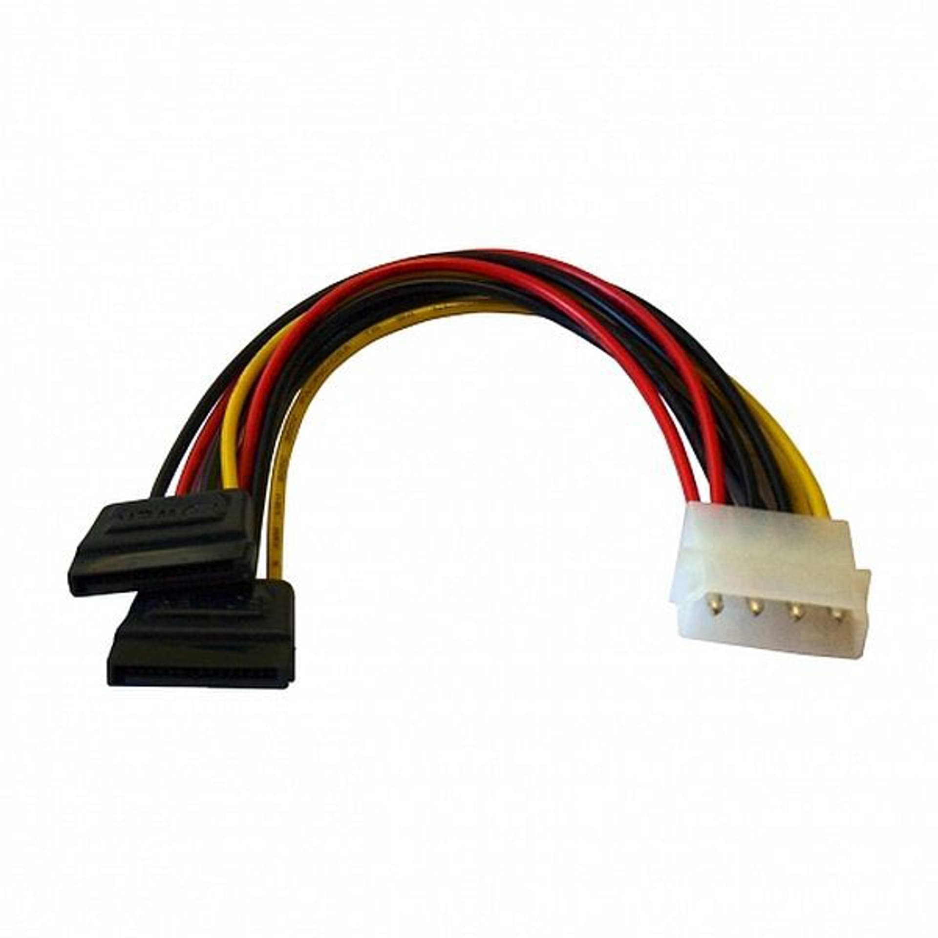 

Kabel zasilający ART Molex - 2x SATA 0.2m. KABZAS SATA2 AL-OEM-Z12