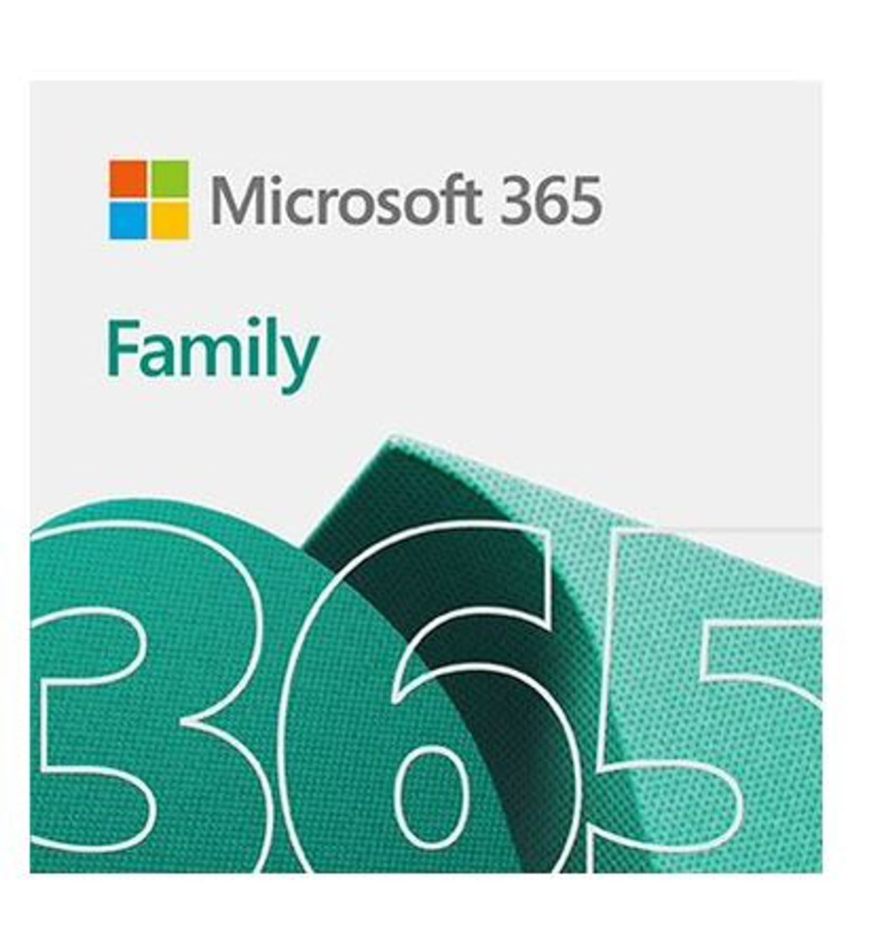 

Microsoft ESD Microsoft 365 Family 1Y 6U Win/Mac 32/64bit AllLng DwnLd EuroZone 6GQ-00092
