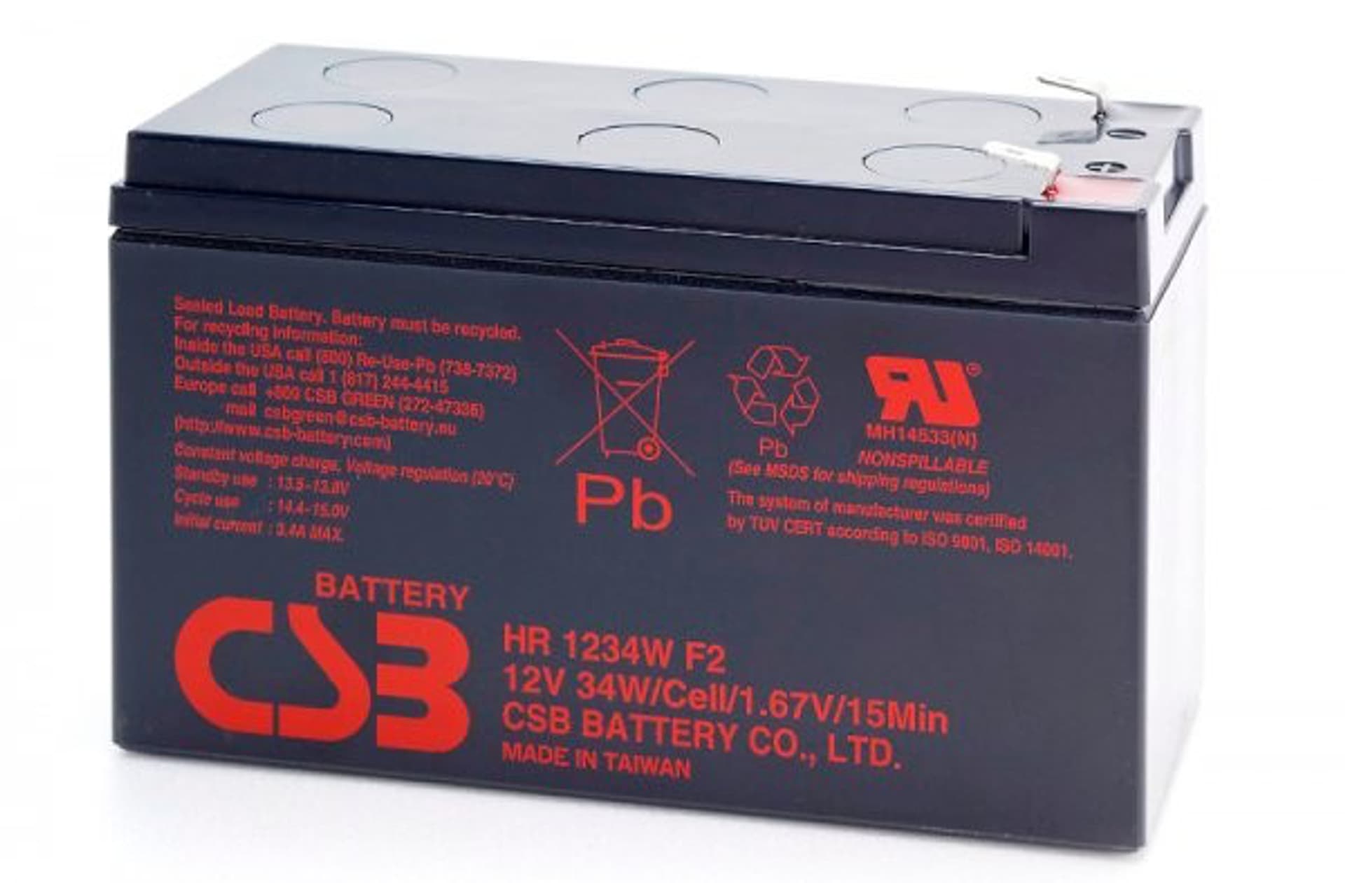 

Bateria do zasilacza awaryjnego CSB HR 1234WF2
