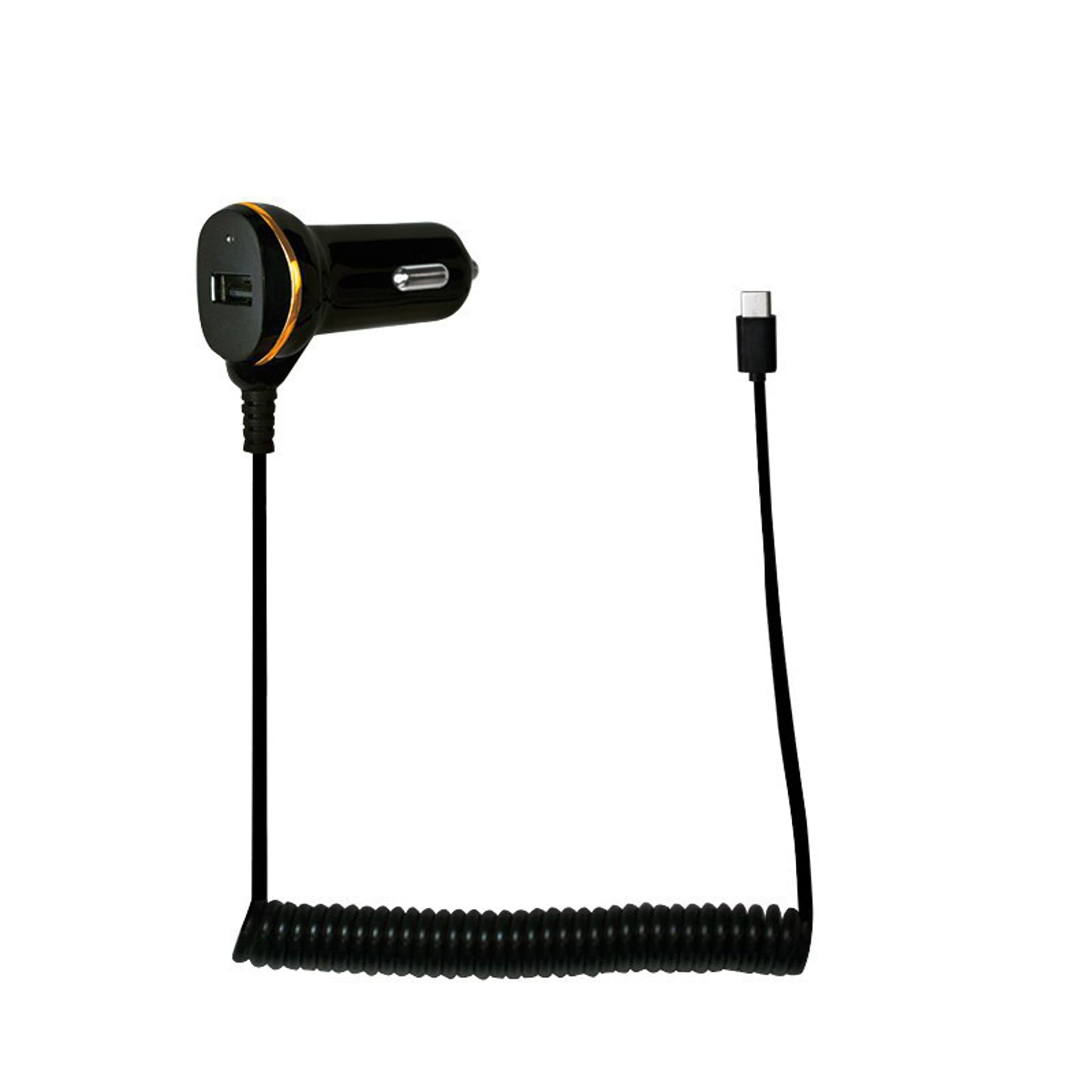 

Ładowarka samochodwa USB z kablem USB-C 10.5W