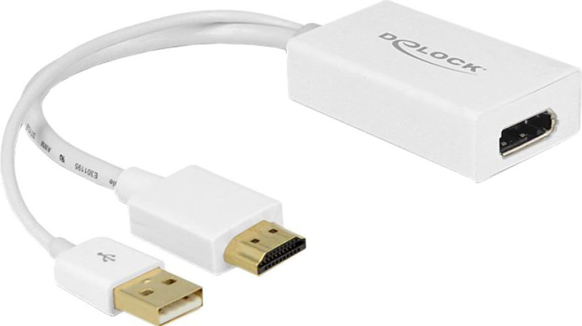 

Adapter HDMI(M)->Displayport(F)+USB(M) 24cm, M) 24c