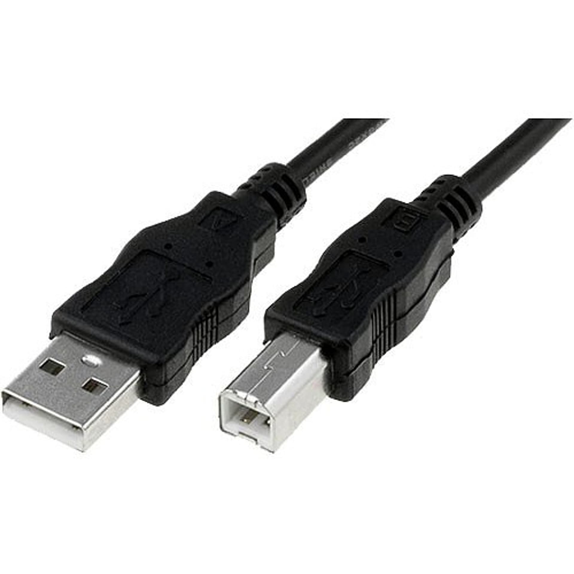 

Kabel połączeniowy USB 2.0 Typ USB A/USB B, M/M czarny 1,8m AK-300102-018-S