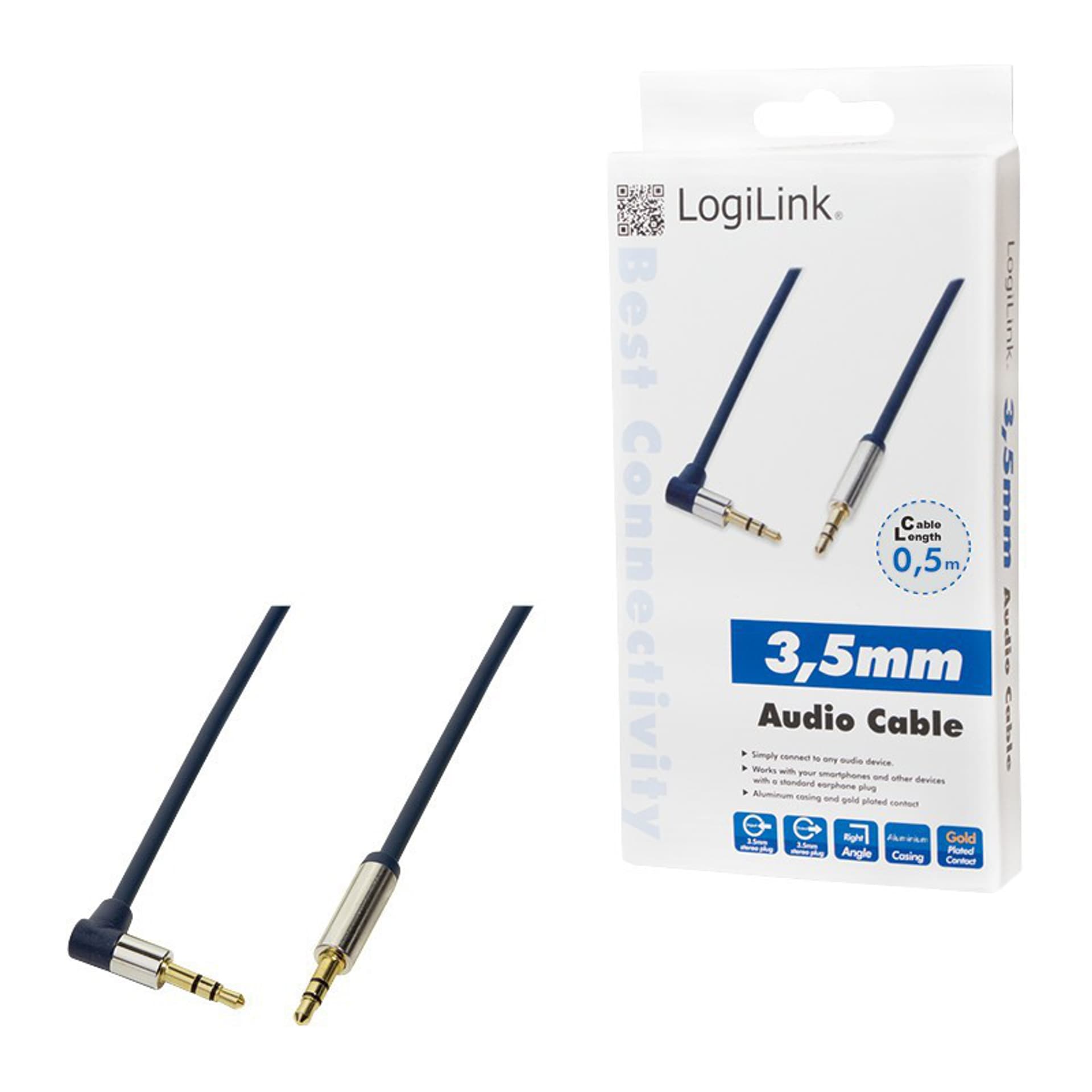 

LOGILINK 2 x MiniJack 3.5 mm 0.5m /s