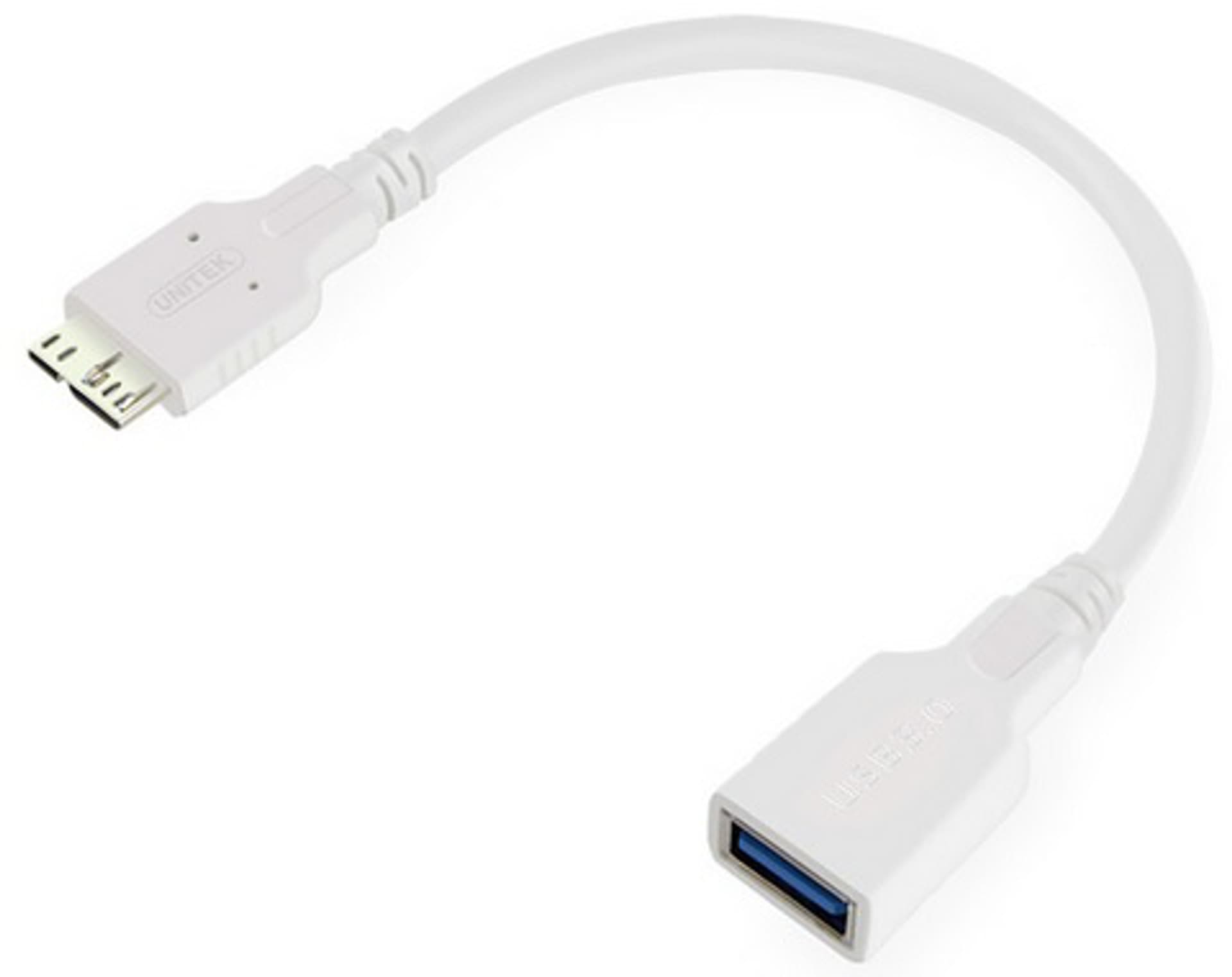 

Kabel OTG USB 3.0 AF do microUSB BM; Y-C453