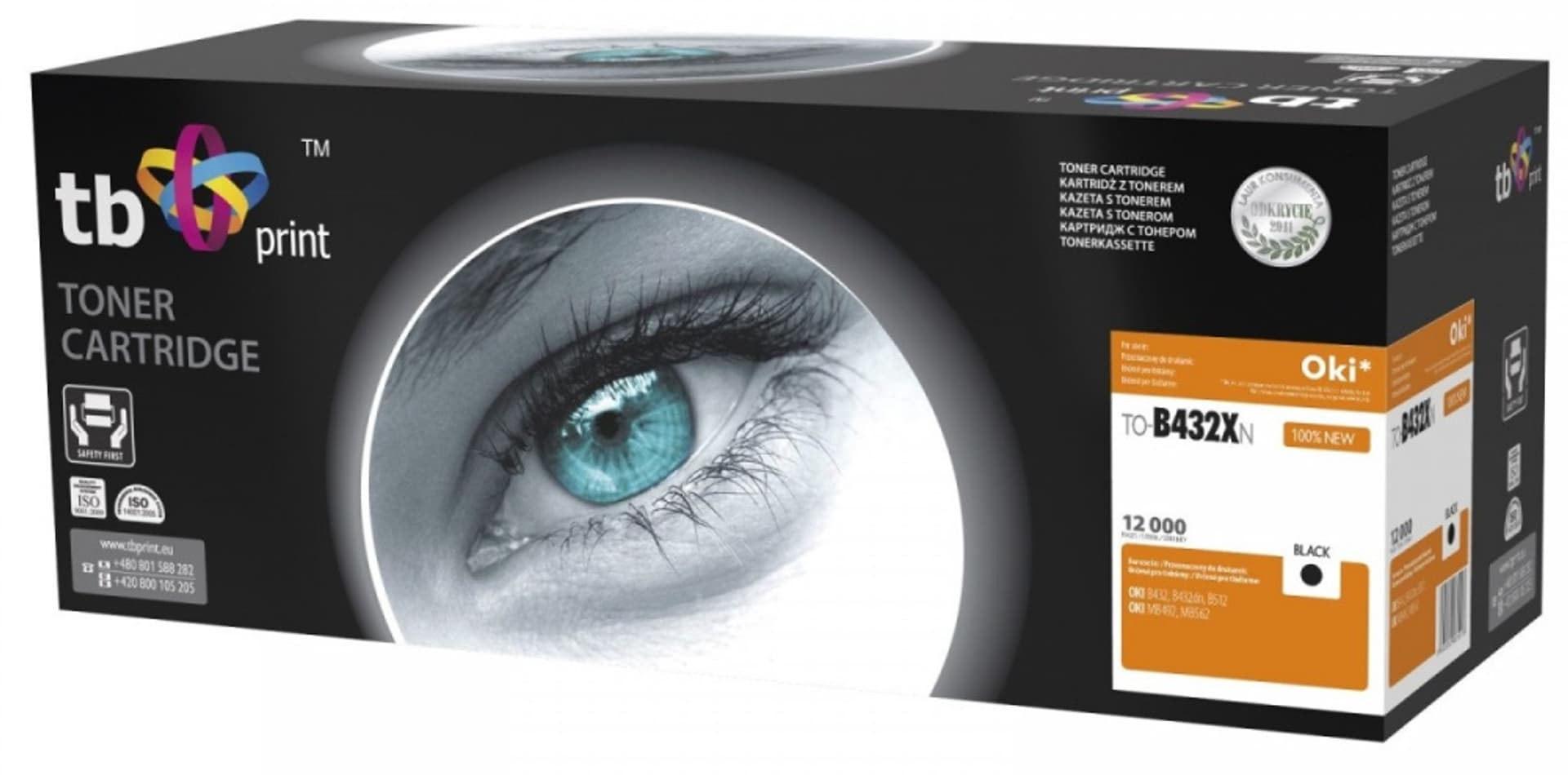 

Toner do OKI B432 TO-B432XN BK 100% nowy