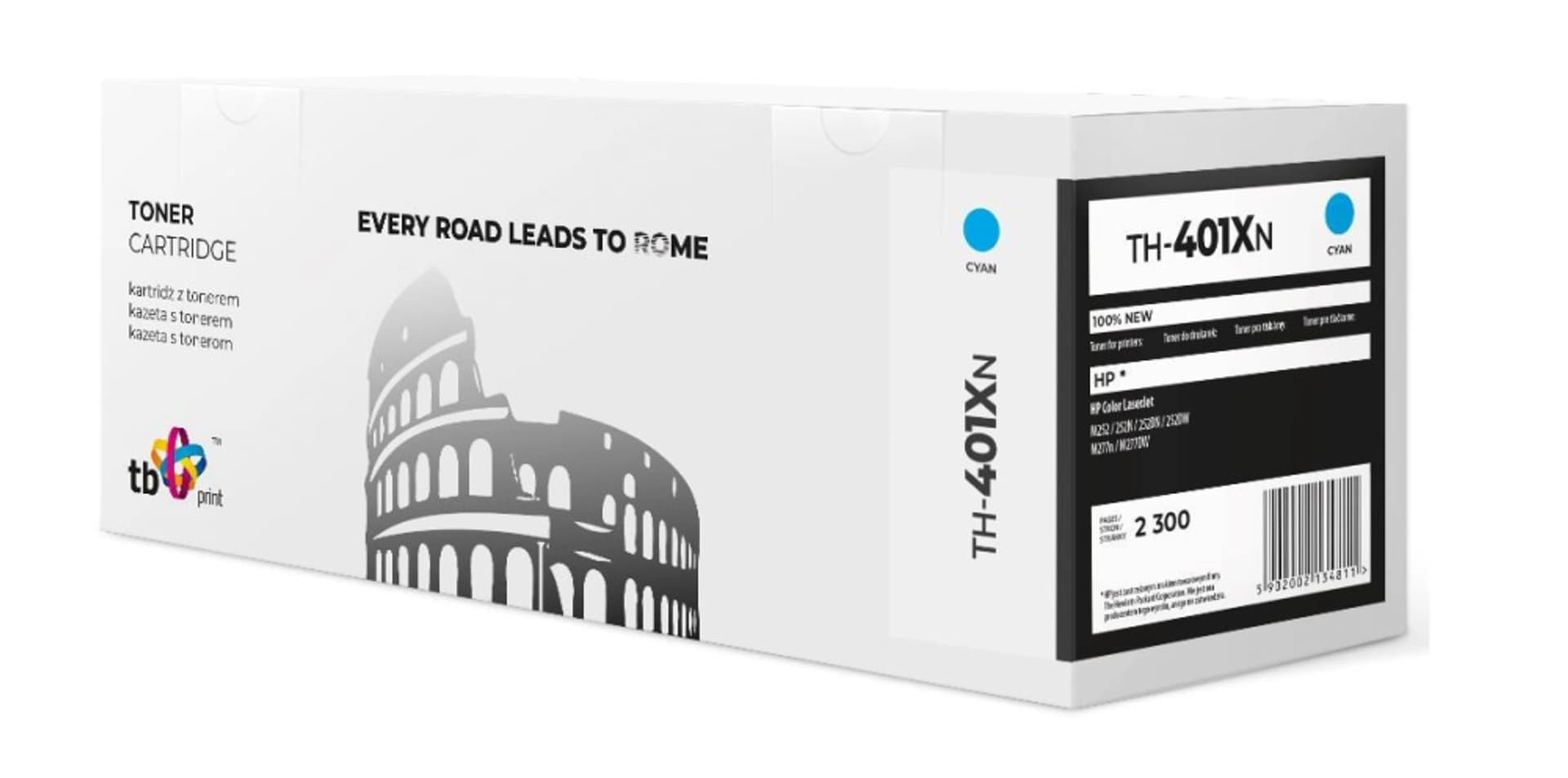 

Toner do HP CLJ M252/M277 TH-401XN 100% nowy cyan