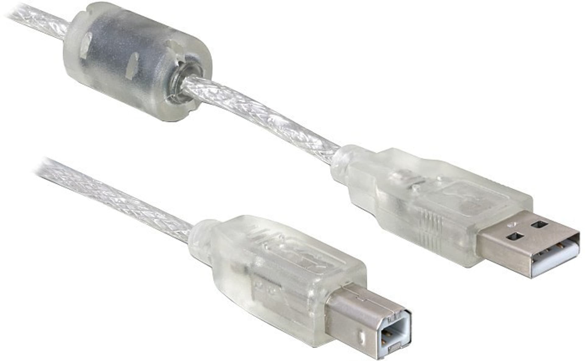 

Kabel USB 2.0 AM-BM 0,5M + Ferryt