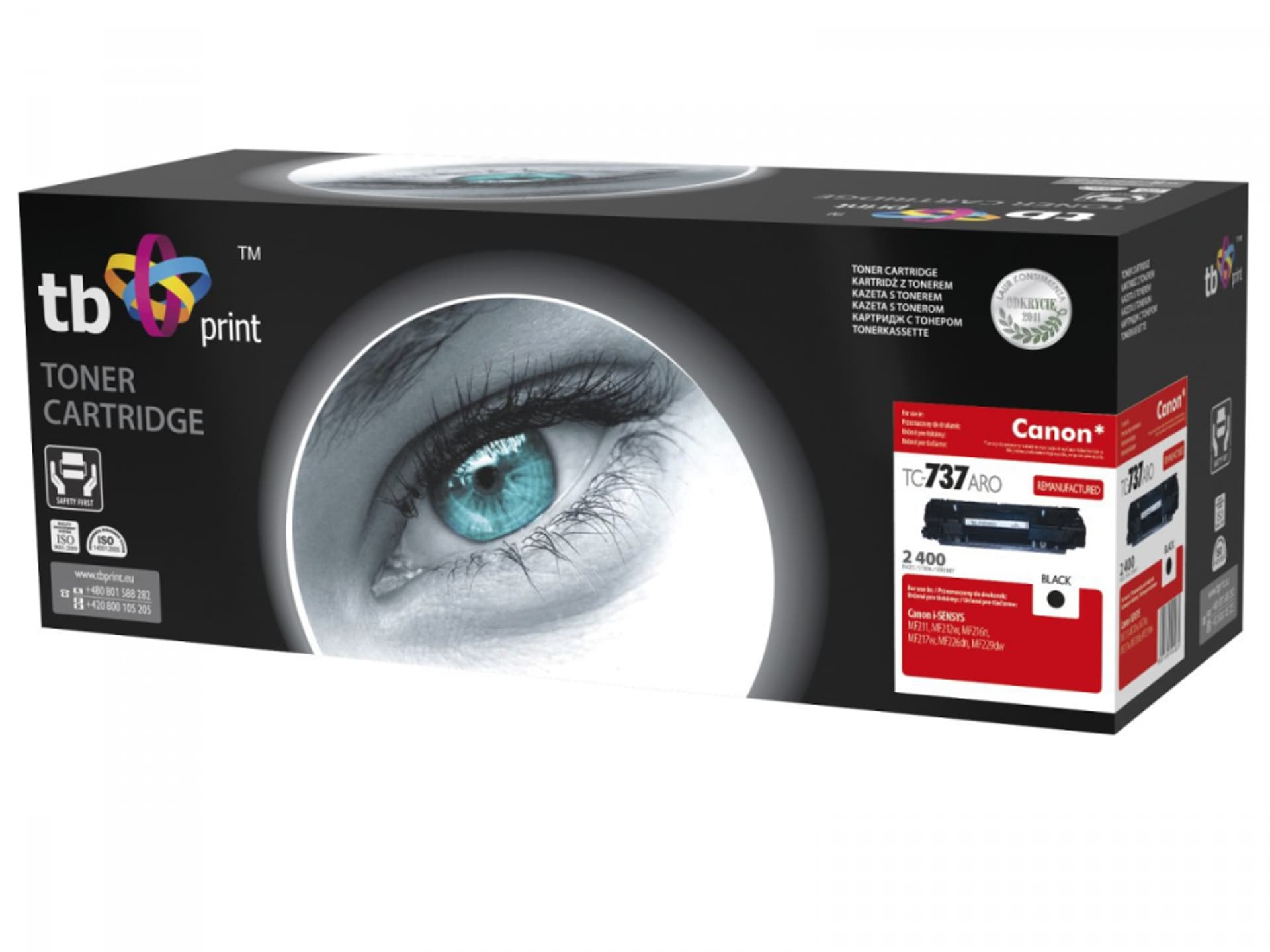 

Toner do Canon MF211/216/226 TC-737ARO czarny refabrykowany