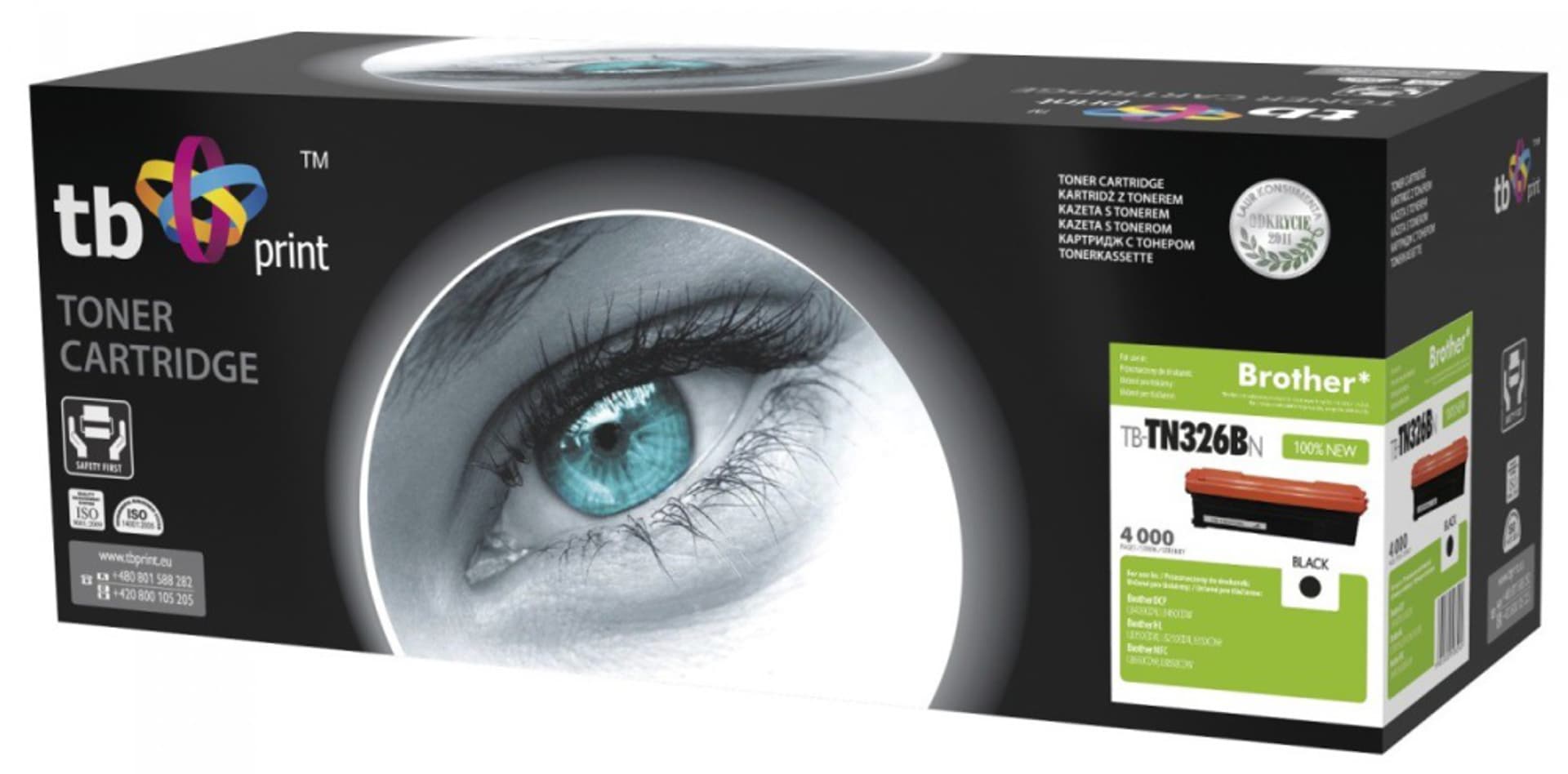 

Toner do Brother TN326B BK 100% nowy TB-TN326BN