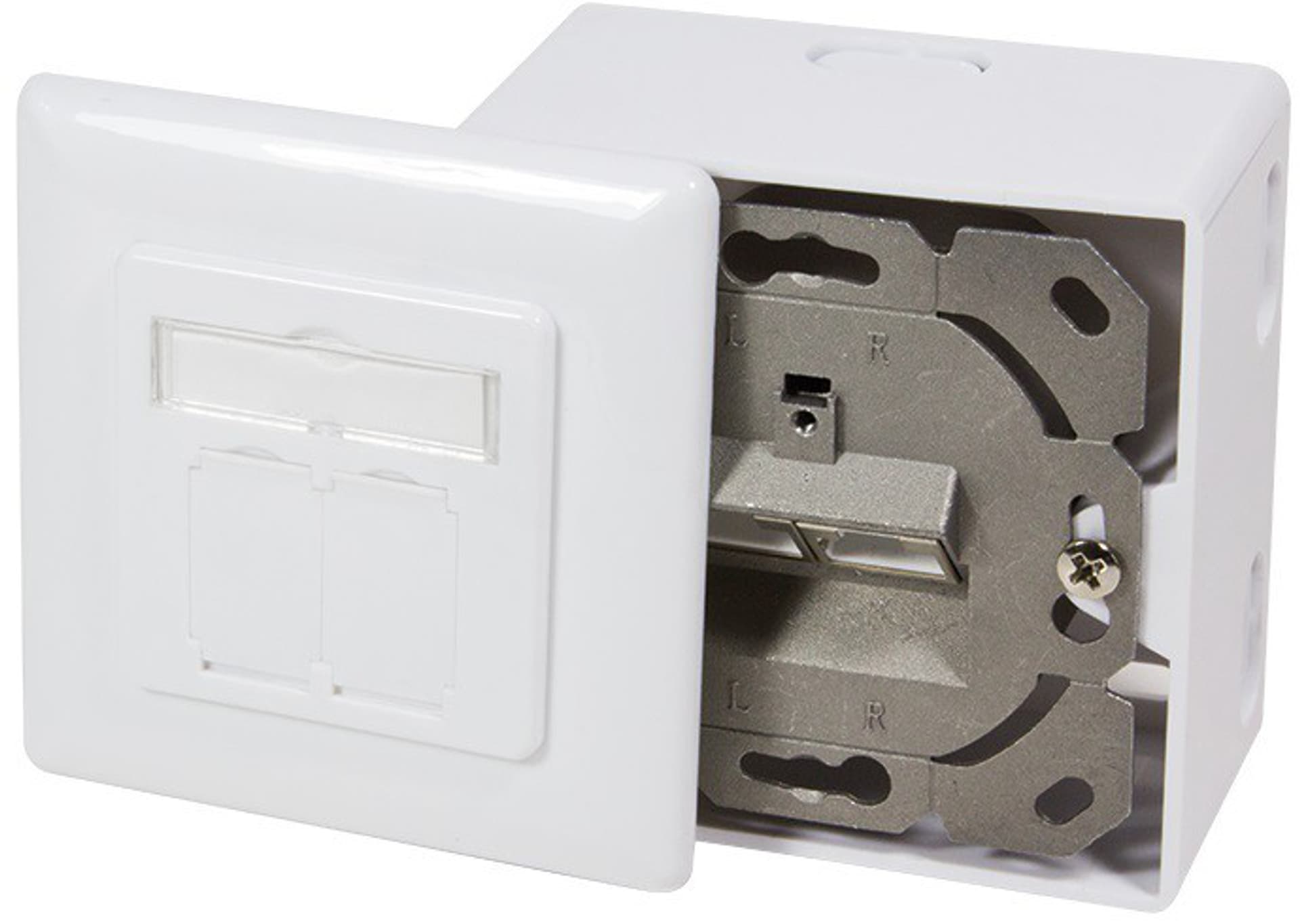 

LOGILINK Gniazdo nat/podt. CAT6 2xRJ45 ekranowane