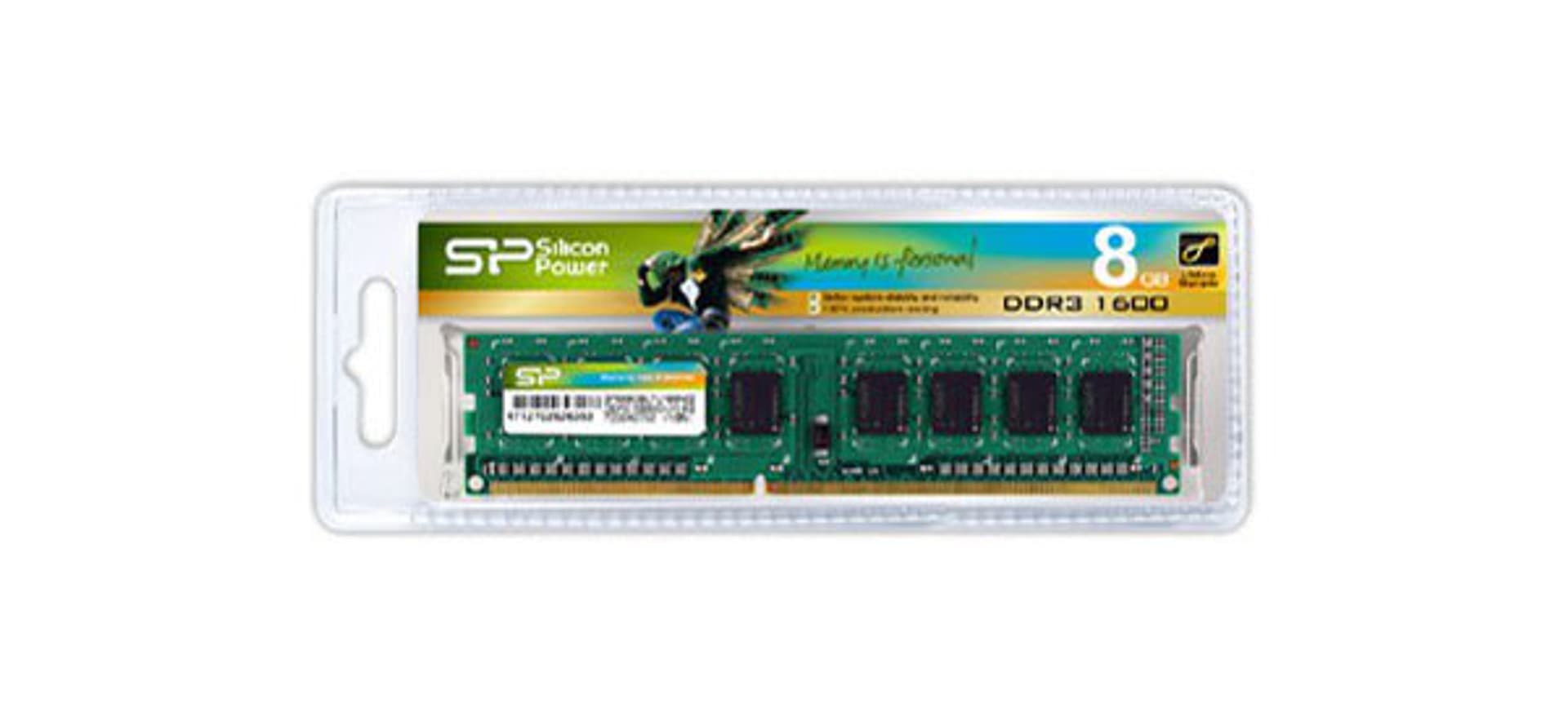 

Pamięć RAM Silicon Power DDR3 8GB (1x8GB) 1600MHz CL11 1.5V, 1x8gb) 1600mhz cl11 1.5